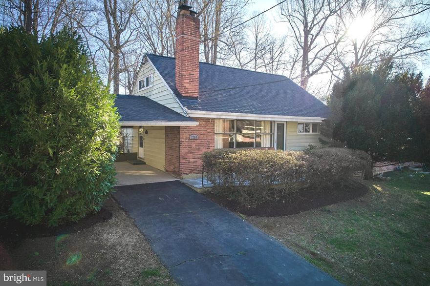 Located in the popular Twinbrook Forest neighborhood, this 4-bedroom Cape Cod offers a comfortable home in a great location!  One of the largest models in the neighborhood with more finished square feet!  Upgraded windows, new furnace in 2022, new architectural shingle roof 2024, fresh painting throughout, new carpeting on the main and upper levels, remodeled lower level 2023 with added insulation. The main level has 8-foot ceilings, and huge main-level windows bring in natural light front to back.  Kitchen includes granite counters, tile backsplash, lots of hardwood cabinetry, and newer appliances including gas stove. Large open eating area overlooks the private backyard. Sunlit living room features a brick wood-burning fireplace.  Two bedrooms and full bathroom are on both main and upper levels. Lower level offers family room with level walk-out to backyard; natural light; large storage closet; laundry room with space for games, fitness equipment or hobbies; and a spacious utility/storage room with 2nd refrigerator.  Lower level could be easily converted to a second living area. Gas heating and hot water. Central air conditioning and 3 ceiling fans. 200-amp electrical service. Built-in outside connection for your generator. Fully-fenced backyard. Huge wooded area behind the home will not be developed because of memorial there - great privacy!  Home is close to 3 Metro stations, MARC commuter train, and public bus service. Wonderful shopping and restaurants nearby and all the amenities of the City of Rockville. Estate sale, so sold as-is.