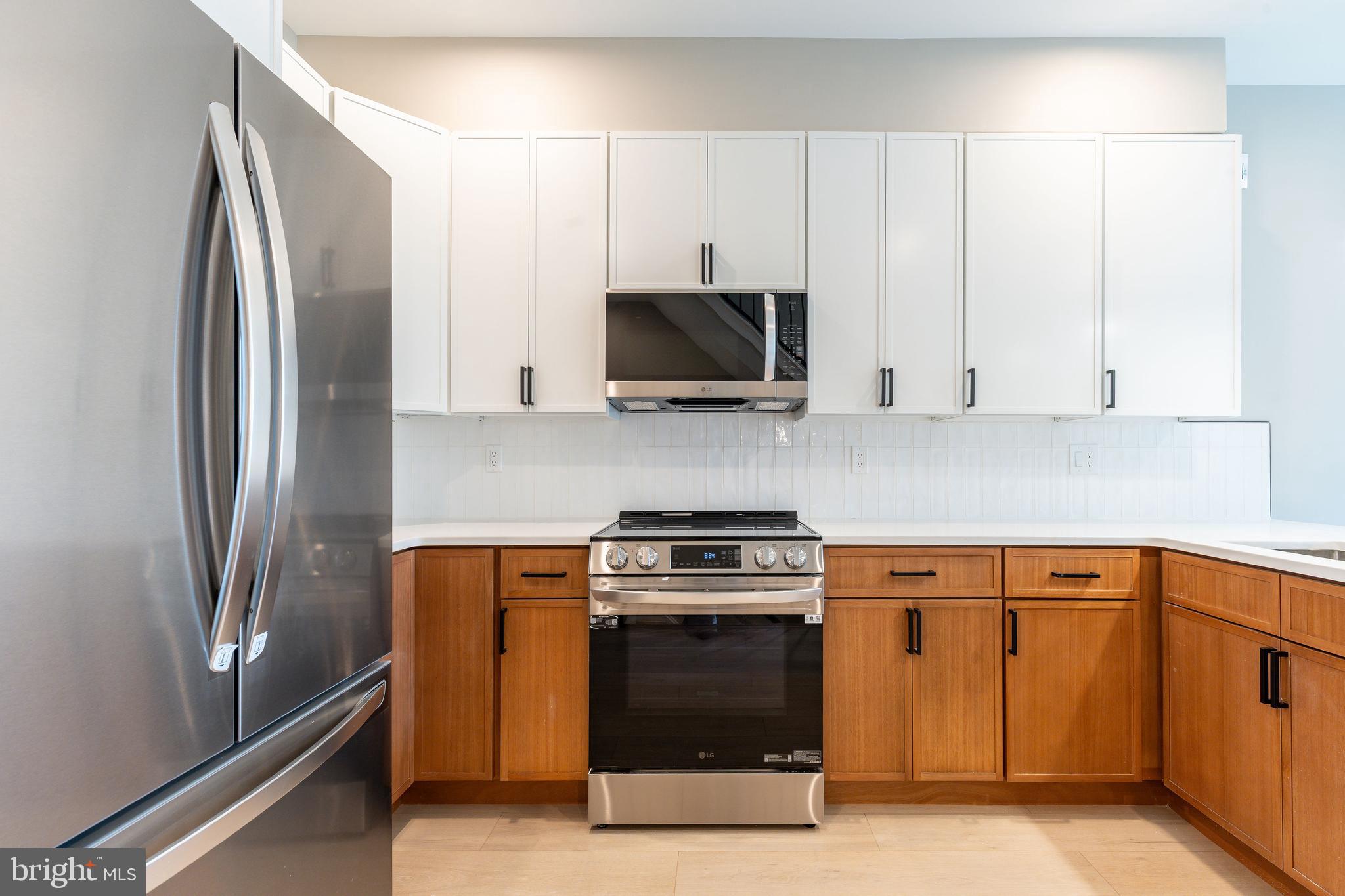 Welcome to 2048 N 3rd Street, a newly constructed DUPLEX boasting 6 bedrooms and 4 bathrooms (3/2 in each unit), a 10 YEAR TAX ABATEMENT and 1 YEAR BUILDERS WARRANTY! Take advantage of everything that comes with this location which includes the redesign of the American Street Corridor and walking distance to the Berks L Stop taking you into center city, LMNO, Kalaya, Goldie, Suraya, Evil Genius Beer Company, Human Robot Brewing Company, Stateside Vodka, The Ground Coffee, Plants, and Gifts, Luna Cafe, Cousins Supermarket, and Norris Square! With projected income of $4400/month or $52,800/year this cash cow will not last long! Qualify for a grant of up to $17,500 in free grant money, making your homeownership dreams a reality with just 3% down and low PMI for owner occupied buyers! (Income restrictions apply)
Step into this 4-story, duplex to explore its open-plan living space and modern kitchen, featuring exquisite quartz countertops with a waterfall edge, two-toned shaker cabinets, a modern subway-tiled backsplash, and high-end stainless steel appliances, including a microwave, slide in range, dishwasher, and a spacious fridge. Each bedroom is equipped with ample closet space, and the 2 full bathrooms showcase beautifully tiled showers with glass doors and large shower heads. The building is equipped with security cameras and an alarm system.
Unit 1 (1st floor and basement) offers a delightful backyard, providing the perfect escape with a projected monthly rent of $2400, while Unit 2 (2nd and 3rd floor) boasts a private rooftop deck with stunning views of the Philadelphia city center and projected monthly rent of $2,000 for a total of $4,400/month or $52,800.
Don't miss out on this exceptional opportunity to merge luxury living with financial advantages. Reach out to the listing agent today for more details and to schedule a viewing.