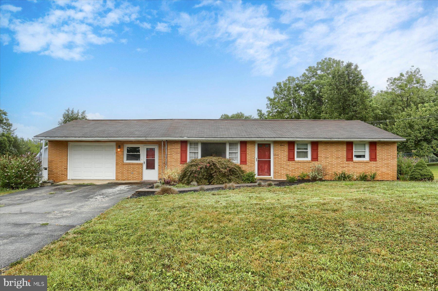 This all-brick ranch offers 3 bedrooms, 1.5 bathrooms, and over 1,400 square feet of living space on just under half an acre in Northern York County School District. With hardwood floors throughout, an attached one-car garage, and an in-ground pool, this home is packed with potential! It’s ready for updates and personal touches to truly shine. Conveniently located with just a short drive to schools, shopping, and Route 15, this property is perfect for anyone looking to invest, renovate, or create their forever home in a convenient yet rural setting. Schedule your showing today!