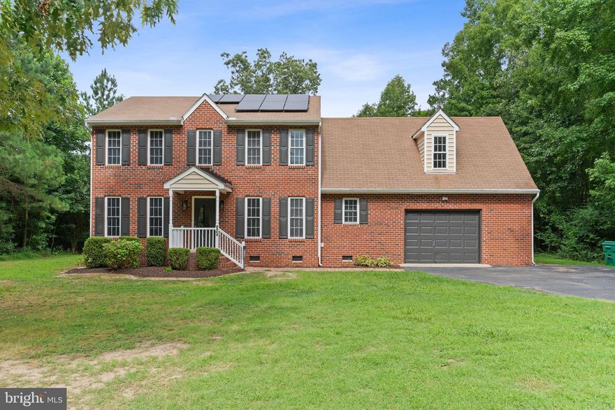 Welcome to your dream home! This stunning four-bedroom, two-and-a-half-bathroom residence has been completely updated and is ready for you to move in. Featuring and updated two tone kitchen, with modern stainless steel appliances and energy-efficient solar panels, this home combines contemporary style with eco-friendly living.

Enjoy every season in your Florida room with a scenic background, and a spacious concrete patio ideal for entertaining. 

Situated on a generous 1.27-acre flat lot, you’ll enjoy the perfect blend of privacy and convenience. Located just 15 minutes from Richmond Airport, this property offers easy access to travel and commuting. The spacious two-car garage provides ample storage and parking.

Don’t miss out on this beautiful, turnkey home!