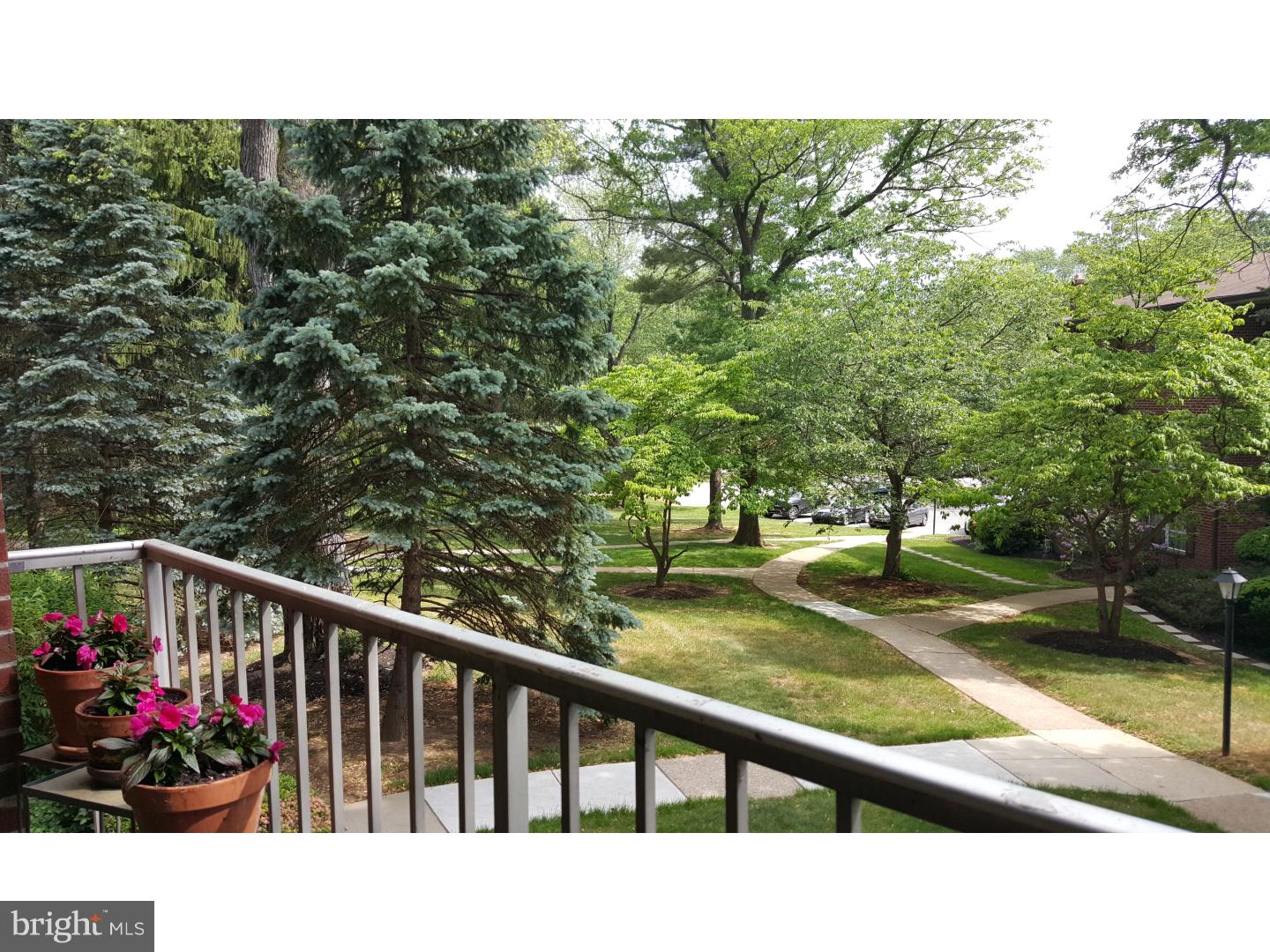 When the family grows to three it's time to move but it gives you the opportunity to be the proud owner of this sun filled end unit condo in Glenhardie Community. Surrounded by mature trees and a lovely manicured golf club, this one bedroom, one bath condo offers lots of living space including TONS of closet storage. Features entrance foyer to galley kitchen with cutaway window to living room, full dining room, large bedroom and newly updated bath. Enjoy the summertime by soaking in the sun on the generously sized balcony. The beauty of an end unit is lots of light streaming in, extra windows(newer), and privacy. Extra storage unit on balcony and basement. HVAC system recently serviced. This community is conveniently located in the popular Tredyffrin/Easttown school district, close to major transportation routes including I76, I476, Rt202, King of Prussia, shopping galore, restaurants, historic Valley Forge, and comes with a Wayne zip code too! Taxes are low, condo fee includes all outside maintenance, heat, water, and sewer fee. Residents enjoy reduced fees to Glenhardie Country Club too. Comes with a one year home warranty. What are you waiting for? Low price, low taxes, low interest rates, low maintenance but GREAT lifestyle.