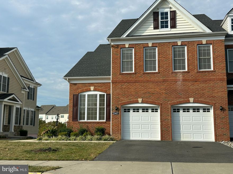This beautifully maintained end unit carriage home is available for immediate move in rental in the sought after Loudoun Valley Estates II. Looks and feels like a single family house with plenty of windows and natural light at all levels along with all the bells and whistles of a Single family. 
Enter into a completely open layout of Living, Dining , breakfast and kitchen area with custom hardwood floors and custom blinds throughout the main level. Gourmet kitchen with stainless steel GE Appliances and white quartz countertop give this house a completely modern feel. Separate study in the main level along with a half bath completes the main level. 2nd level you have the extended master bedroom with an upgraded master bath along with a huge walk in closet. 2 Additional bedrooms share a large common bath while the other 4th bedroom has a attached bath with standing shower. Lower/basement level is open for larger gatherings and full bath leading out to a large stamped concrete along with steps leading to a Trex deck on the main level. Plenty of closets and additional storage in the basement .
LV II is one of the south after communities in Ashburn with basketball courts, trails, 3 clubhouses with indoor gym and pools, party room rental facilities along with highly rated school district.