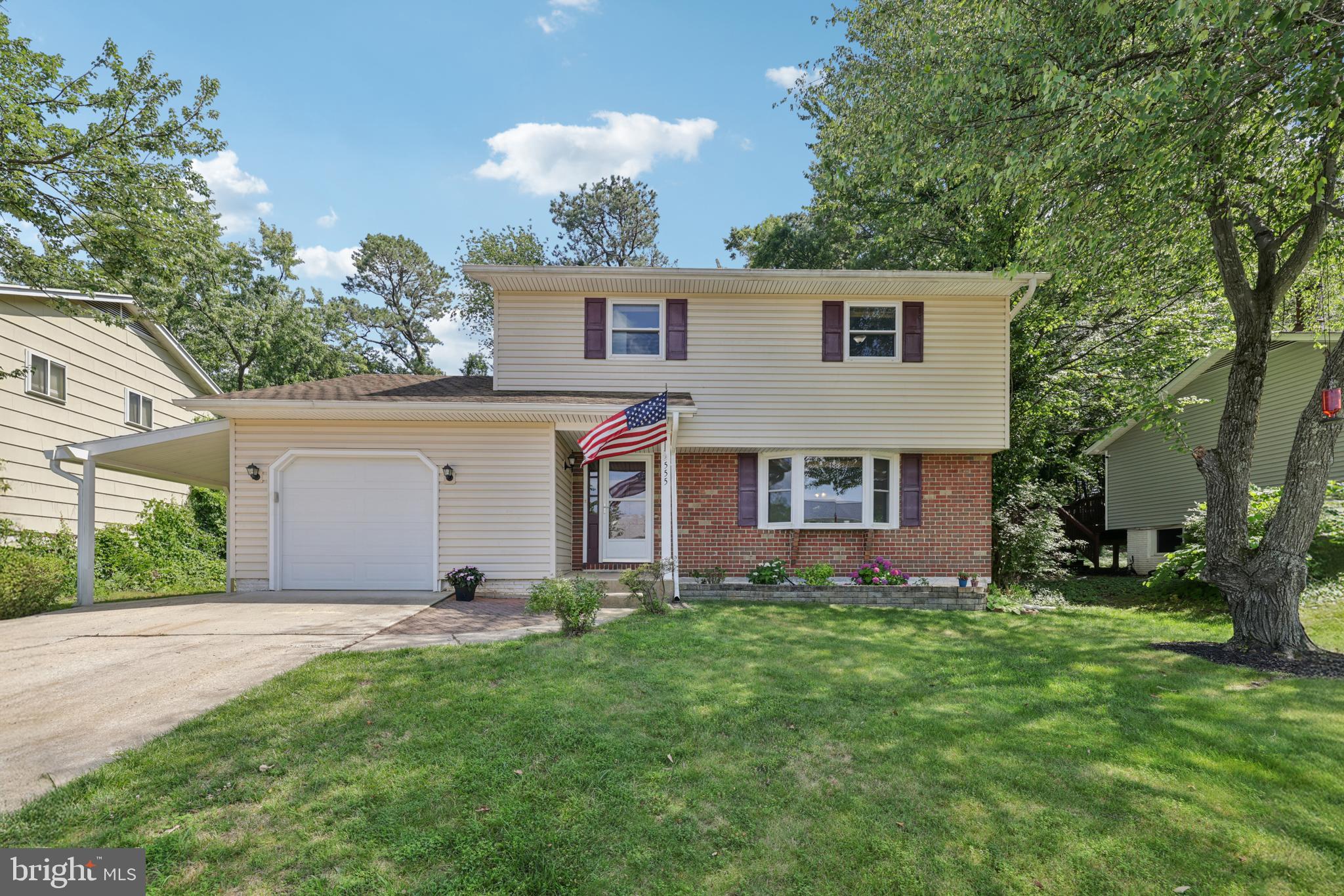 Welcome to 555 Lanny Ct, a beautifully maintained single-family colonial tucked away on a quiet cul-de-sac off a dead-end street in sought-after Village of Olde Mill in Millersville. This spacious 4-bedroom, 2.5-bath home offers privacy, charm, and functional living space throughout. Step into the spacious foyer, leading to a bright, open kitchen with serene views of the fully fenced backyard and lush wooded backdrop, no rear neighbors in sight, The home features a covered side carport with a custom kayak hanging system and a concrete/brick/siding shed for added storage or hobby space. The finished basement boasts built-in surround sound, a bar area, and dedicated laundry room. A private office is tucked behind the garage—perfect for working from home. Upstairs includes 4 generously sized bedrooms, including one with a walk in closet and a primary suite with an en suite bath. Outdoors, enjoy entertaining or relaxing in the large yard that backs to open grassy common space, ideal for both relaxation and entertaining. Located in a neighborhood with exciting new schools opening soon from elementary through high school, this home offers comfort, convenience, and value. Don't miss your chance to call this private retreat home!