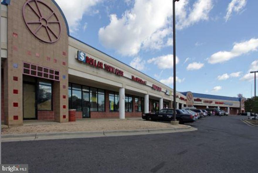 Great Location!  Busy shopping center.  Lots of foot traffic.  Suite is being leased "As is".  Prior tenant business was a dry cleaner.  Dry cleaning equipment can be included at a monthly rental rate of $4000.