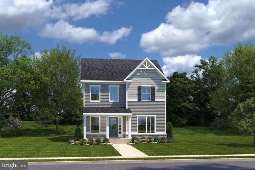 The Robert Frost at the Landings at Bayside creates the perfect marriage between functionality and form.  This specific homesite offers a front load 2-car side attached garage. The large and welcoming Foyer opens to an included Study. To the left, is a convenient Powder Room , coat closet and a spacious Laundry Room. Through the Foyer is the large and inviting Great Room with a wall of windows accented by an optional fireplace. The Great Room flows into the Dinette and Kitchen with an airy open feel that lends itself both to entertaining and family evenings at home. The Kitchen features a huge center island and plenty of storage space with ample cabinets and a pantry closet. Upstairs, the Robert Frost offers plenty of options to fit your lifestyle. Choose a three bedroom plan with an enormous Owner's Bedroom offering a huge walk-in closet and an alternate 4 bedroom design, located off the main hall or with its own private entrance, depending on which garage you've selected.  Living at the Landings at Bayside, your options for fun are endless. Ready for a beach day? You'll be less than 5 miles from Downtown Ocean City where you can enjoy the boardwalk after a day of sun and sand and less than 5 miles from Assateague Island, known for its wild horses and beautiful beaches. Living here, you'll enjoy completed amenities including a beautiful clubhouse with fitness center, indoor and outdoor pool, tennis courts, playground, nature trails, kayak launch, crabbing pier and a stunning views of the bay throughout the community from the day you move in. Enjoy lounging at the community pool with new neighbors.