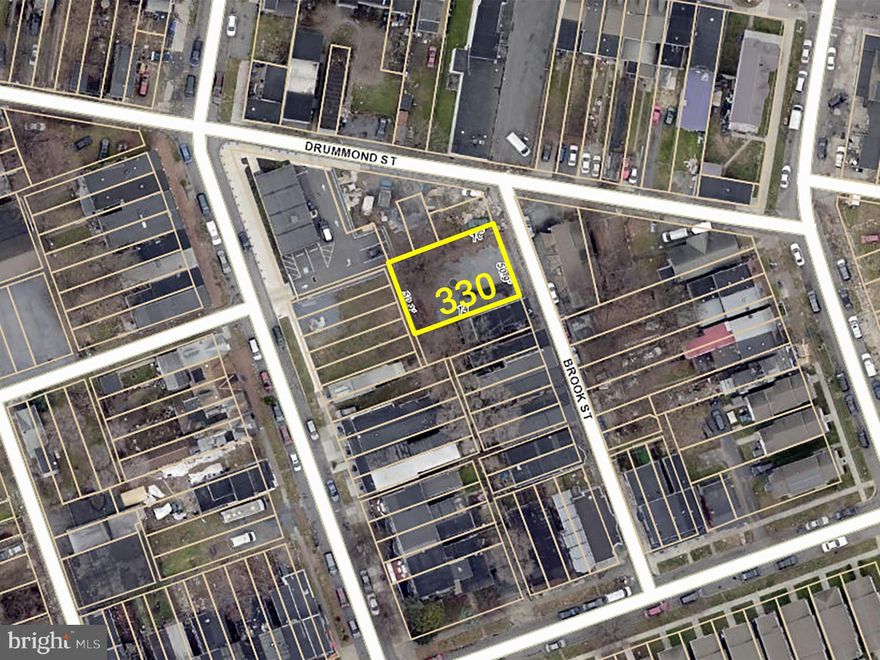 ONLINE AUCTION: Bidding begins 12/17/2025 @ 10:00 AM. Bidding ends 12/19/2025 @ 12:35 PM. List Price is Suggested Opening Bid. Deposit: $5,000.

330 Brook St is a vacant lot currently set up as a parking lot in Harrisburg’s Allison Hill area. Short distance to Reservoir Park/The National Civil War Museum, UPMC Harrisburg, and the Capital Area Greenbelt. Major traffic arteries: Cameron St (PA-230), Paxton St, and I-83.