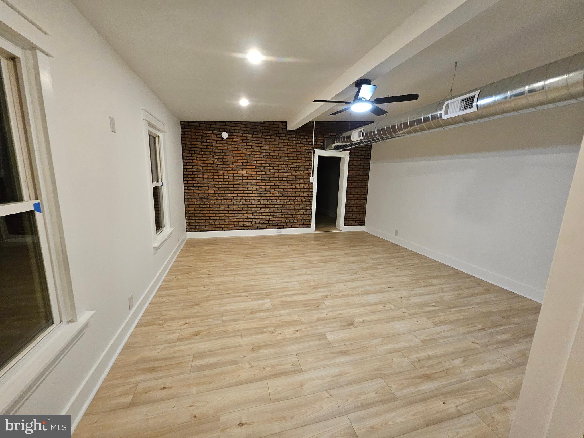 Move in and available now!!! Newly renovated 2nd Floor 3 Bedroom, 1 Bathroom apartment for rent in Lancaster City with plenty of FREE street parking. This spacious apartment has a sunroom to relax in and a huge living room with exposed brick, a brand new kitchen with stainless steel appliances, new LVP flooring, new HVAC, new washer & dryer, and new bathroom. The monthly rent includes water and trash. 1 Year lease with 1st month rent plus security deposit required to move in. Renter's insurance, credit and background check and previous landlord references required! No Pets allowed. Owner is a PA Licensed Real Estate Agent.