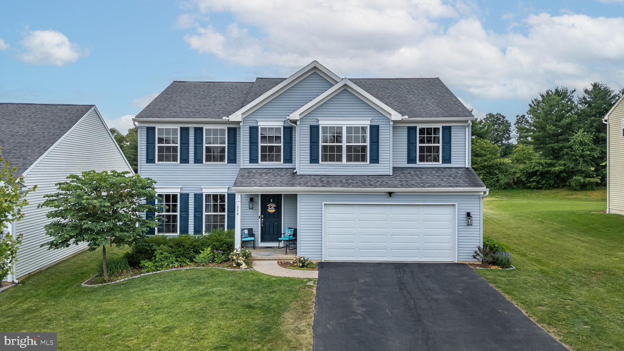 OPEN HOUSE - Sunday, August 3rd, 12:30 - 2:00 PM. This spacious 5 bedroom, 3.5 bath home is located in the desirable Amberleigh neighborhood and offers an inviting open concept floor plan. The upgraded kitchen with quartz countertops, large island, mosaic backsplash and adjacent sun filled morning room provides a relaxing atmosphere for morning coffee or hosting guests. Custom stack stone gas fireplace accents the expansive great room. Other unique features include a first-floor flex room, walk-in butler's pantry, 2nd floor media room, each floor wired with CAT 6 ethernet cable and convenient laundry. Private owners' quarters includes a full en suite with double vanity, shower and soaking tub. The finished lower level comes complete with built in snack bar, large recreation room, guest bedroom and huge full bath. Enjoy grilling or relaxing on the patio or strolling through the neighborhood to the community playground. Amberleigh is just 12 minutes to Penn State University and a short drive to historic Bellefonte. With over 3,600 finished square feet, 5 bedrooms, 3.5 baths this sizeable home offers an outstanding value.