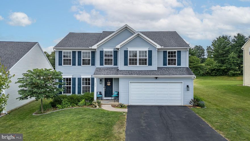 This spacious 5 bedroom, 3.5 bath home is located in the desirable Amberleigh neighborhood and offers an inviting open concept floor plan.  The upgraded kitchen with quartz countertops, large island, mosaic backsplash and adjacent sun filled morning room provides a relaxing atmosphere for morning coffee or hosting guests.  Custom stack stone gas fireplace accents the expansive great room.  Other unique features include a first-floor flex room, walk-in butler's pantry, 2nd floor media room, each floor wired with CAT 6 ethernet cable and convenient laundry.  Private owners' quarters includes a full en suite with double vanity, shower and soaking tub.  The finished lower level comes complete with built in snack bar, large recreation room, guest bedroom and huge full bath.  Enjoy grilling or relaxing on the patio or strolling through the neighborhood to the community playground.  Amberleigh is just 12 minutes to Penn State University and a short drive to historic Bellefonte.  With over 3,600 finished square feet, 5 bedrooms, 3.5 baths this sizeable home offers an outstanding value.