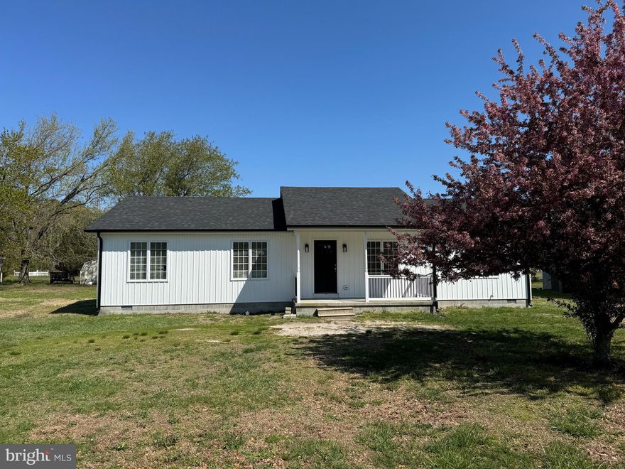 Completely renovated rancher home situated on 0.24 acre lot in town limits of Ellendale. This property has a new roof, new hvac, new siding, flooring, carpets, new appliances & kitchen. The home will have a new deck and redone shed as well. Rare 4 bedroom, 2 bath find. Renovations in progress! Pictures will be uploaded soon & showings to start 3/24/26. Schedule your showing ahead!