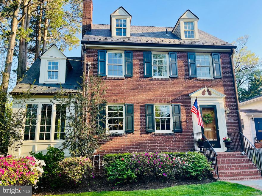 Step into timeless elegance and welcome Spring in this Del Ray masterpiece. This gorgeous, all brick Federal Style home, meticulously curated by the same owners for 30 years, perfectly balances the "charm of yesteryear" with sophisticated updates of today. Inside, four finished levels of living flow effortlessly. The foyer leads you into a stunning living room anchored by a wood burning fireplace and period mantel. From there, retreat to the bright and airy sunroom, your private sanctuary for morning coffee and to enjoy both front and backyard views. The formal dining room is perfect for grand holiday gatherings and seamlessly transitions into a gourmet kitchen featuring custom white cabinetry, quartz countertops, and top tier stainless steel appliances. On the first upper level, discover three elegant bedrooms and a dedicated home office with built-in bookshelves and an expansive custom-built desk area featuring a granite desktop. A full bath completes the first upper level. The entire top level is dedicated to a private primary suite complete with heart pine flooring and a beautifully updated full bath. The fully finished lower level features a large additional living area with a full wall of built-in cabinets and bookshelves, and a full bath and laundry room. Unwind and enjoy the warm months ahead in your private, professionally landscaped backyard oasis complete with a slate patio, stone retaining wall, several flowering gardens, a lush zoysia lawn (with in-ground sprinkler system both front and back), and a custom shed with a dedicated power circuit. The Del Ray location can't be beat – located just a few blocks from the "Avenue" shops, award winning cafes, wellness studios, and popular farmer's market. Easy access to DC, Old Town, 2 metro stations, and only 3 miles from Reagan National airport.