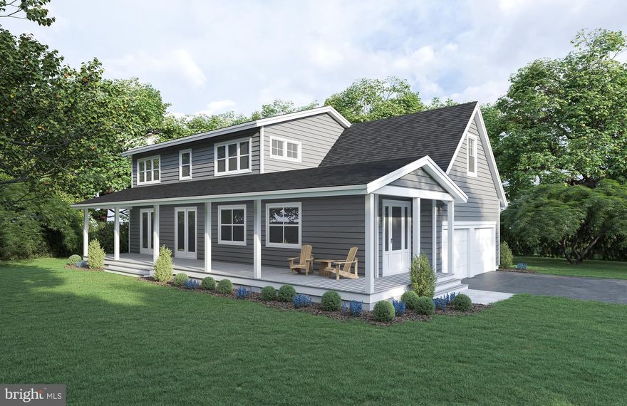 Centrally located between Easton and St Michaels and just a stone’s throw from the Oxford Bellevue Ferry on the Tred Avon, one of Talbot County’s premier waterfront communities with 13 half acre to 1.5 acre home sites. The community features its own private beach and kayak launch with nearby public park with playground and marina. Just minutes to Talbot County's favorite waterfront towns by car, bike, or boat. The community features Coastal style homes built by Paquin Design Build. This to-be-built home, features an open floor plan with 3 bedrooms, 2.5 baths, and water views. The main floor will have luxury vinyl plank flooring and the kitchen features an island, granite countertops, and GE Profile appliances.  The exterior features Hardie plank siding and Andersen windows.