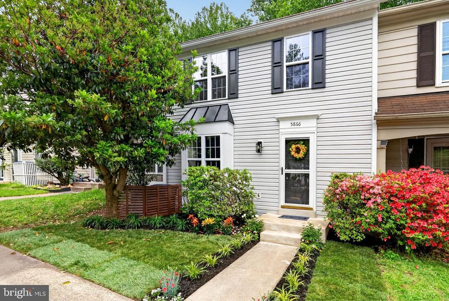 Your dream home comes true in this beautifully renovated townhouse with irresistible curb appeal in  sought after Burke Centre, a picturesque award-winning community in a lush tranquil park like setting that offers ample amenities including multiple community centers, swimming pools, tennis courts, basketball courts, over 30 miles of nature trails, top rated Fairfax County schools and its own dedicated VRE station for convenient commuting to D.C.  An inviting front garden welcomes you to the gorgeous interior enhanced by a verdant backdrop of natural tree canopies right outside a fully fenced backyard oasis offering sumptuous outdoor living space on two decks.  A well designed three-level floor plan features an open flow on the main level anchored by a cheerful kitchen with a charming breakfast nook by the bay window, stainless steel appliances, granite countertops, pantry; an in-demand layout on the top level housing a primary bedroom with an ensuite bath and two additional bedrooms sharing a hallway bath; a multifunctional space on the lower level highlighted by a delightful bedroom suite with a den and walkout entrance to an enchanting private garden.  Come live your best life in this stylish move in ready home in a quite cul-de-sac with so much to offer, including two convenient assigned parking spaces, a low HOA fee of $345.39 per quarter, easy access to commuter routes (I-495, I-395, I-95, Fairfax County Parkway) servicing major employment centers in the DMV and abundant dining, shopping and recreational facilities all nearby.