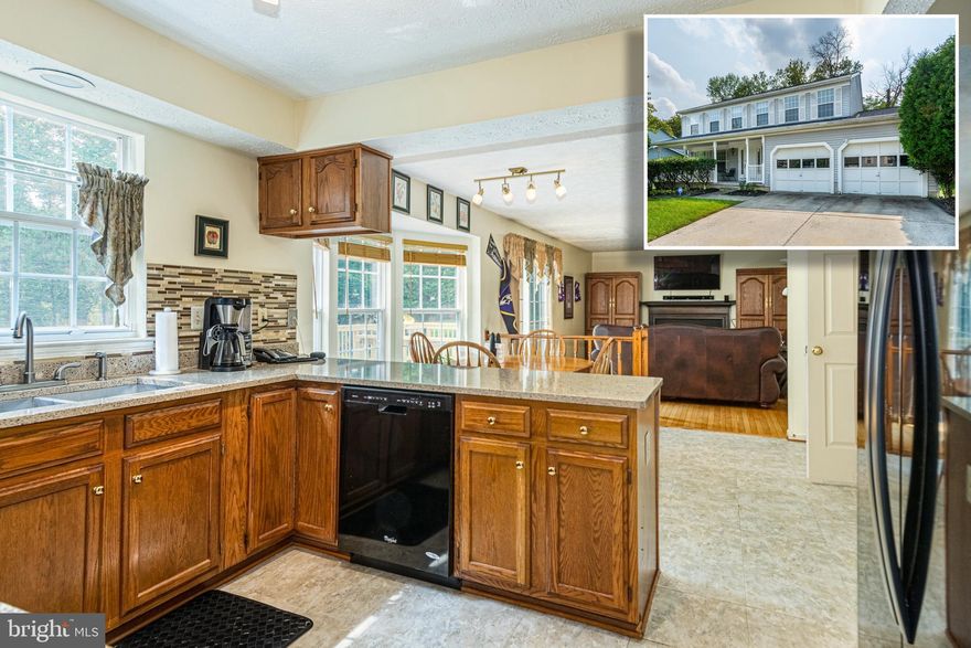 BEAUTIFULLY DESIGNED COLONIAL IN THE DESIRABLE PARKVIEW TRAIL COMMUNITY WITH OVER 2,200 SQ. FT OF LIVING SPACE!  Formal living room and separate dining room with hardwood floors and crown molding, a Chef's kitchen with Quartz counters, designer backsplash, and breakfast area which leads to the inviting family room with a wood burning fireplace.  The upper level offers a generously sized owner's suite with a walk-in closet and spa bath with double sinks, a large soaking tub, and a separate shower.  There are an additional 3 bedrooms and 1 full bath which complete this level.  The basement is partially finished and has a half bath, laundry area, and plenty of additional space.  This property backs to trees and has a brand new tiered deck which is perfect for entertaining.  This home really has it all!