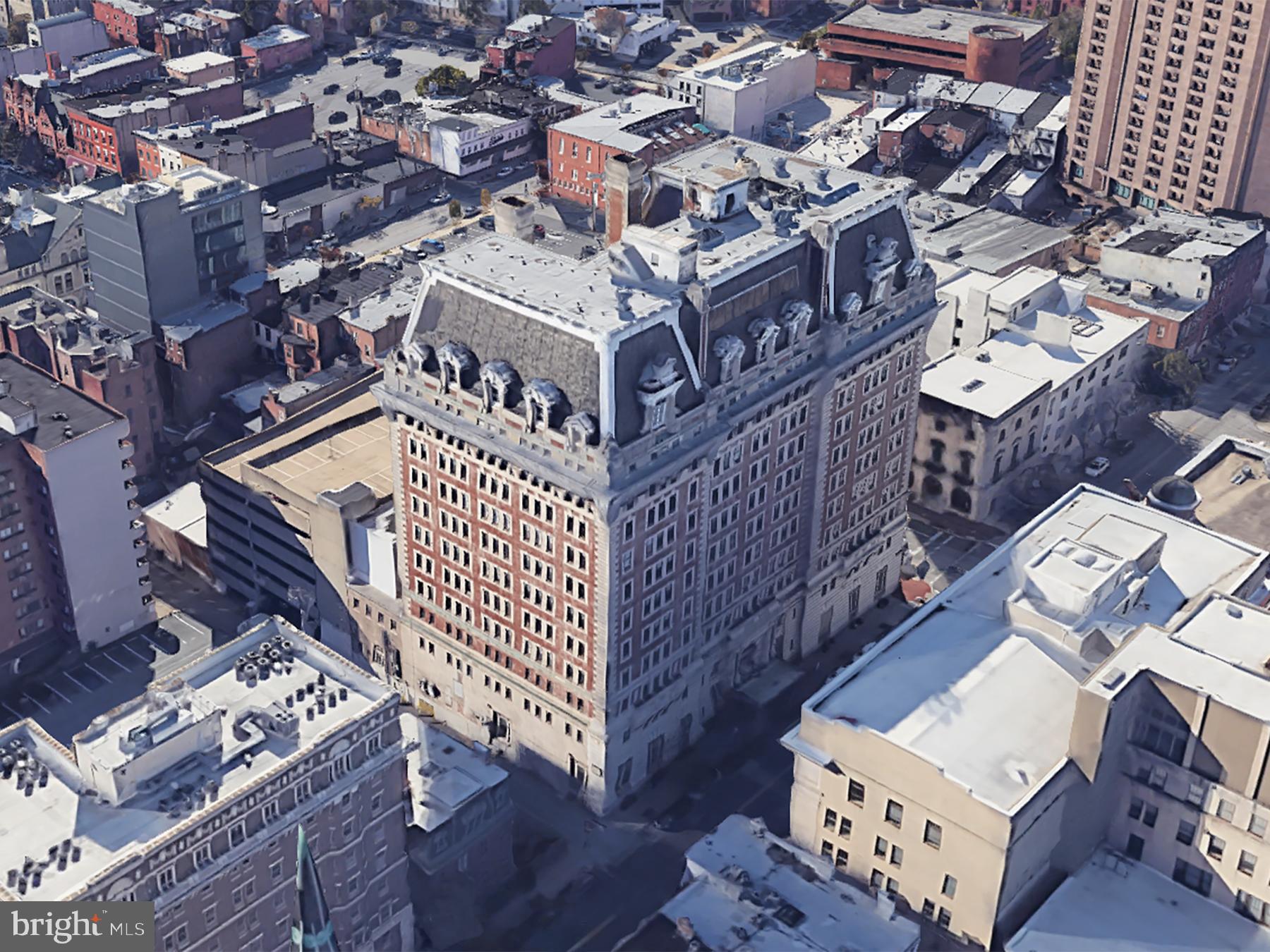 ONLINE AUCTION: Bidding begins 05/06/2025 @ 10:00 AM. Bidding ends 05/08/2025 @ 11:30 AM. List Price is Suggested Opening Bid. Single Office Room located in The Belvedere Towers in Downtown Baltimore City. Property is located in the historic Belvedere Tower, this prime retail/office space offers a prestigious setting in a building known for its luxurious and grand design. The Belvedere Tower, a landmark in the Mid-Town Belvedere neighborhood, houses a historic luxury hotel The Belvedere, the famous Owl Bar, and the iconic 13th Floor – a popular event space and wedding venue. It also accommodates residential and commercial units. The building's opulence is evident in every detail, from marble floors to imported crystal chandeliers. Situated just minutes from the UMMC Campus, and with easy access to the major traffic artery St Paul St, this vacant property is ideally located for a variety of business opportunities. $177.00/mo HOA Fee
Bathroom and common area right by the office space. Deposit: $5,000.