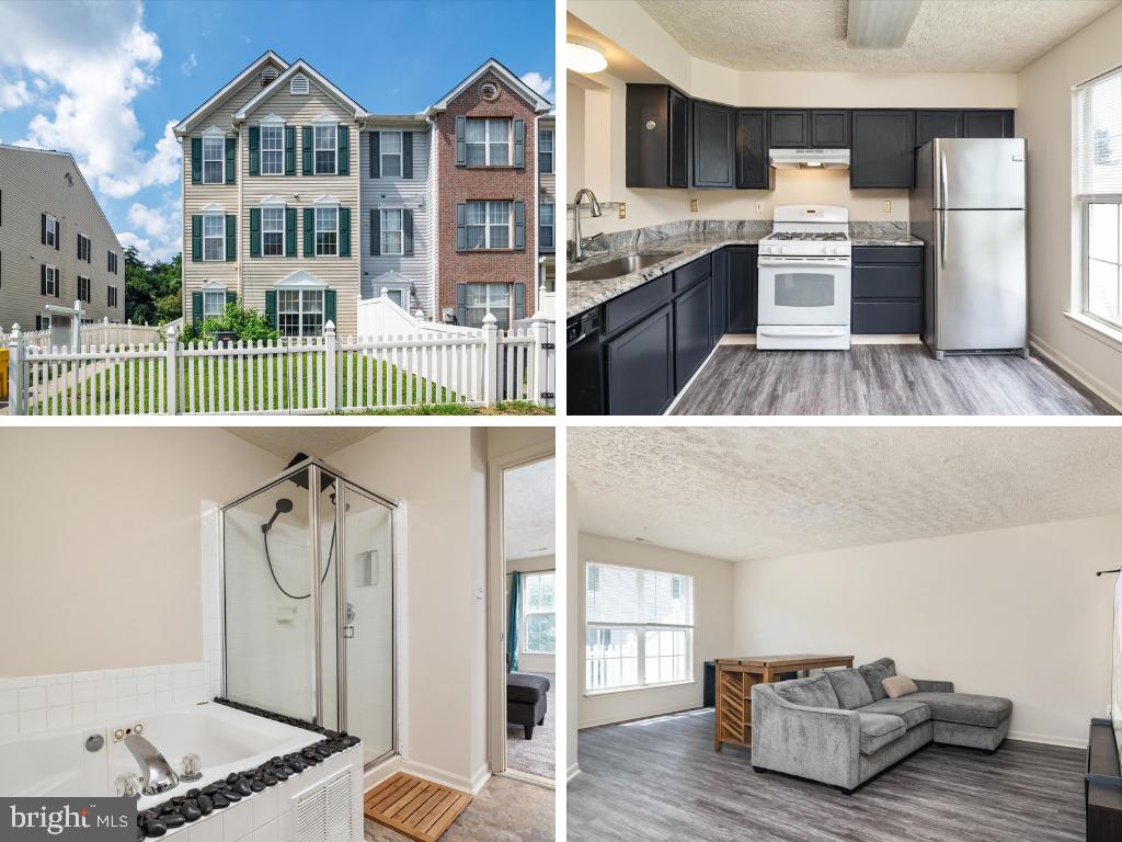 Welcome to 1825 Watch House Circle S, a spacious end-unit townhome offering three levels of thoughtfully designed living space in the heart of Severn. This unique back-to-back layout provides a generous front and side yard, along with two assigned parking spaces and additional visitor parking.
Inside, you'll find three bedrooms and two-and-a-half bathrooms, including a top-level primary suite featuring a private sitting area, walk-in closet, and en-suite bath with soaking tub and walk-in shower. The main level is ideal for entertaining, with an open-concept living and dining area, a convenient half bath, and a kitchen featuring granite countertops, a gas stove, stainless steel refrigerator, and sleek dark cabinetry that adds a contemporary touch. Stylish LVP flooring runs throughout the entry level, while the upper levels feature carpeted bedrooms and halls.
The second level includes two well-sized bedrooms, a full bathroom, and a laundry area for everyday convenience. This home offers excellent space and layout flexibility, making it easy to envision your future here.
Located just minutes from Fort Meade, major commuter routes, shopping, and dining, this home is perfectly positioned for access to work, play, and everything in between. Don’t miss your opportunity to own one of the few end units in this desirable neighborhood—schedule your showing today!