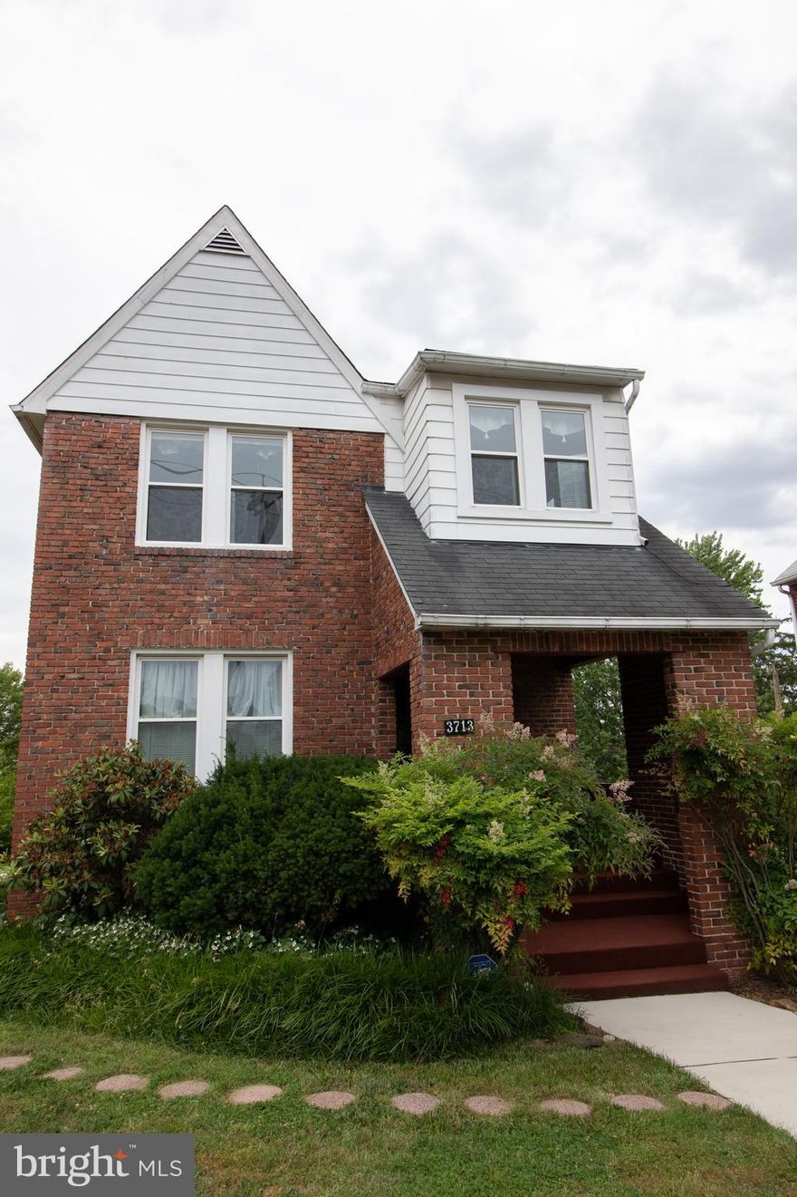 Wonderful brick home well maintained with a driveway, large private yard, 3 Bedrooms, 3 Full bathrooms, Central AC, Radiator heat, hardwood floors throughout, partially finished basement, 2nd floor has 3 bedrooms with large bathroom, main floor has Living Room, Dining Room, Breakfast room, Kitchen and a Full bathroom, Basement has finished Family room area and unfinished area with Laundry and an updated Full bathroom.  New Water Heater and recently updated insulation with Brick exterior make this a well insulated home overall with well maintained systems.