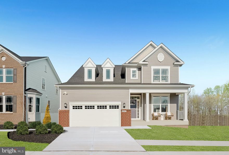 Welcome to the Danbury Model, St. Charles Highlands Community. This 5-bedroom, 4.5 bath home offers a spacious open floor plan. Morning room off the Kitchen The modern kitchen is graced with an impressive center island ideal for casual dining and entertaining, along with new high-end stainless-steel appliances.  Seamlessly flowing into the kitchen through the butler’s pantry, this formal dining room makes it a breeze to serve drinks and meals during special occasions and celebratory events. The natural gathering space of the home, the great room is excellent for hosting movie nights, relaxing and making cherished memories with loved ones, paired with the simplicity of a free-flowing design. The 5th bedroom is featured on the main level which works well as a at home office or in-law suite.  The upper level offers a serene escape, the owner’s suite boasts a spacious bedroom to provide peace and restful nights, complete with a spa-style bathroom and an oversized walk-in closet fit for any fashion enthusiast. Finished lower level expands the home with endless possibilities, providing abundant room to marathon TV shows and watch sports, finished with recreation room, full bathroom, and flex room you can use as a movie room.

 December Delivery
Homeowners will enjoy an onsite community center, swimming pool, exercise room, dog parks, tot lots, and walking trails.  St. Charles Highlands is near great shops, restaurants, parks, and golf courses for outdoor activities. The Capital Beltway offers easy access to Washington, D.C.

Photos are representative of a model home, not of actual home.