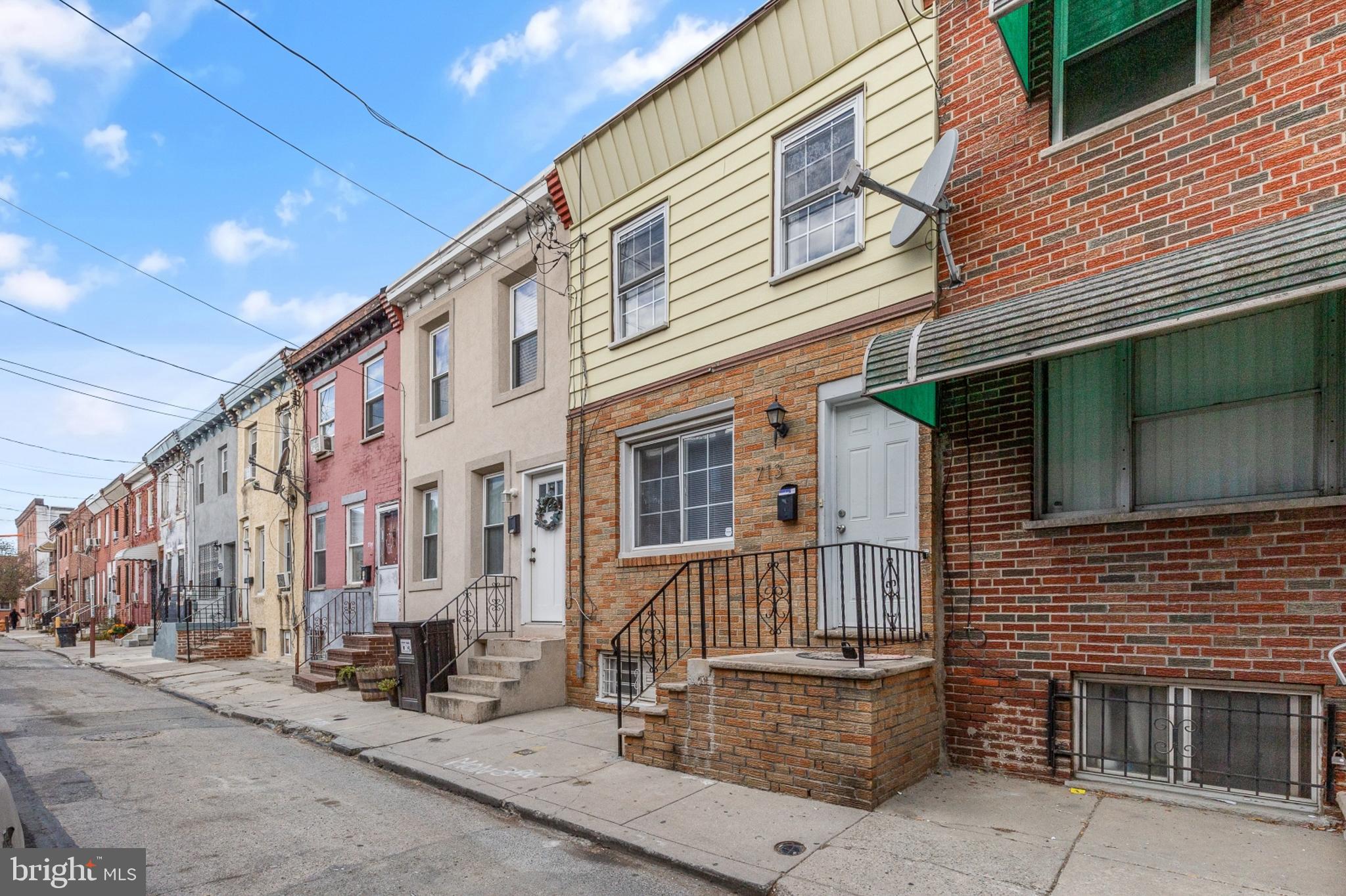 Welcome to 713 Pierce Street! This stunning 2 story single family home is located in the Wharton neighborhood of Philadelphia. The first floor is flooded with natural light from the large front and rear windows. It is open-concept with a large living area and space for a dining table. The kitchen features a butcherblock counter with space for bar stools, brand new granite counters, dark wood cabinets, and full-sized appliances. At the rear, the quaint patio is perfect for a bistro set, plants, or whatever you can dream up. The full unfinished basement is all the additional storage you could ever need and houses the washer & dryer. Upstairs there is a large bathroom with full tub with shower and vanity. Both bedrooms are large and have ample closet space. Located near a ton of neighborhood favorites including Bok Bar, Grindcore House, and Barcelona Wine Bar. With easy access to 95 and tons of public transportation options, you'll never be too far from everything you'll ever need. Schedule your tour today!