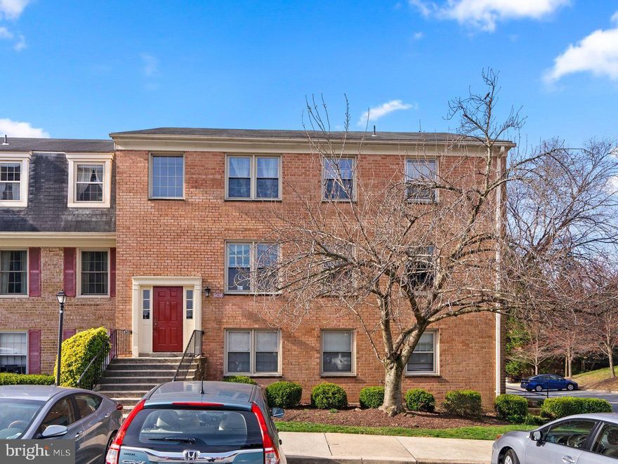 Great location in College Park, close to U of MD and all transportation routes. Second floor unit featuring a large, light filled living room with sliders to balcony overlooking a courtyard, dining room with exposed brick wall, updated kitchen with stainless steel appliances, two bedroom and a full bath. Hardwood floors in living room, dining room, hallway, and one of the bedrooms.  Condo fee includes all utilities except cable/internet. Community laundry room located in the basement.