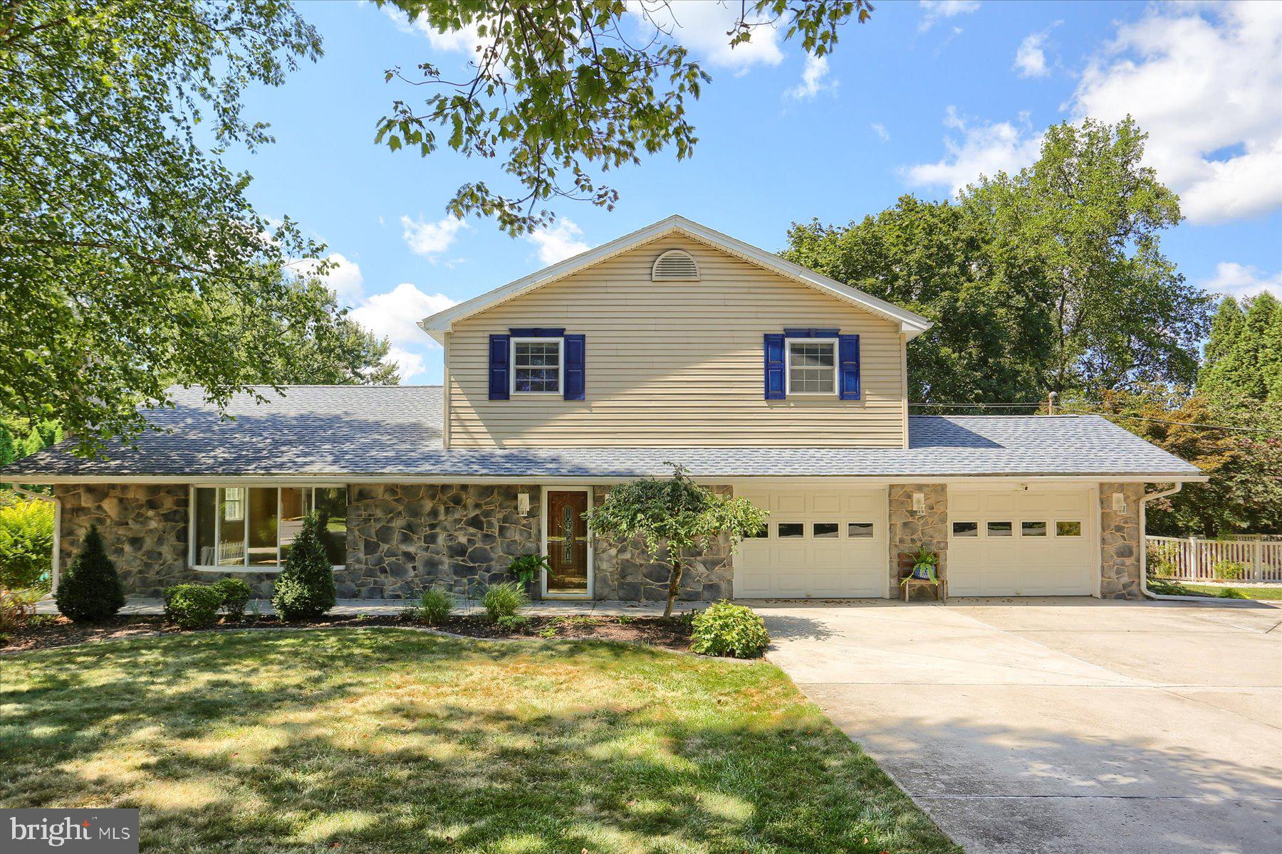 Welcome home to this gorgeous 4 bedroom, 3 bath home on a sprawling .93 acre lot with approximately 3,834 sq. ft. of finished living space! A 2-story addition was made in 2006 consisting of a main level bedroom suite, sunroom and a primary bedroom suite on the 2nd floor with a private balcony. Ready for the rest of the upgrades? The pool was installed in 2009 with a 1,200 sq. ft. paver patio, firepit and pool house plus privacy and perimeter fencing and there is automated, low voltage landscape lighting; the gazebo and hot tub were added in 2006; a lawn and garden shed was installed in 2016; the basement was waterproofed in 1999 and refinished with a wet bar in 2021 and also features a rec room and office space that could be a bedroom with a walk-in closet right next door; the 2-zone oil furnace was replaced in 2020; the roof was replaced in 2020 and the chimney was steel lined; all regular windows were replaced with vinyl tilt-ins in 2006; a 9-car, three lane, concrete driveway was installed in 2008 with the third lane fortified for a motorhome. Let's go back to that entry! The oversized foyer has coat closets and ceramic tile flooring, the living and dining rooms have hardwood flooring, plus there's a family room behind the kitchen which has a wood burning fireplace and hardwood floors. The custom kitchen has Kraftmaid cabinets with Corian countertops, an island with bar seating, coffee bar, recessed lighting + undercabinet lighting with a touchpad in the corner, pantry, ceramic tile flooring and all appliances included; be sure to check out the convection stove with air fryer. The main level bedroom suite features a bedroom and full bathroom with quartz countertops and a laundry closet. The primary bedroom suit on the 2nd floor features a sitting room/study plus vaulted ceilings in the bedroom, a walk-in closet with built-ins, and the primary bath features granite surfaces, custom cabinetry, a jacuzzi/whirlpool tub and walk-in shower. There are so many upgrades and features on this stunning home that has been very well maintained, you have to see all the beauty for yourself! Schedule a showing today, pre-qualified buyers welcome!
