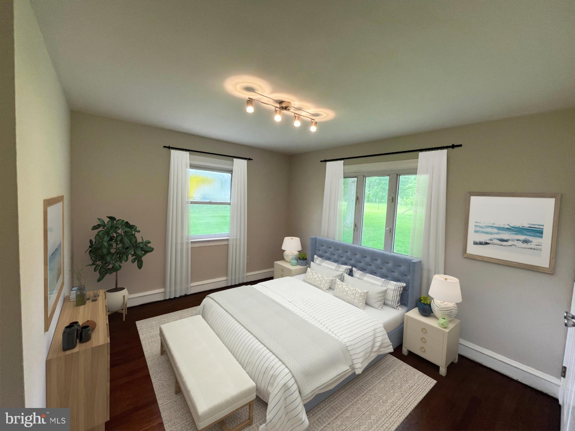 This newly renovated single family home boast a 1 acre property with 3 bedrooms, 2 full bath and a huge
sun room. Close to main roads, shopping and pharma companies.