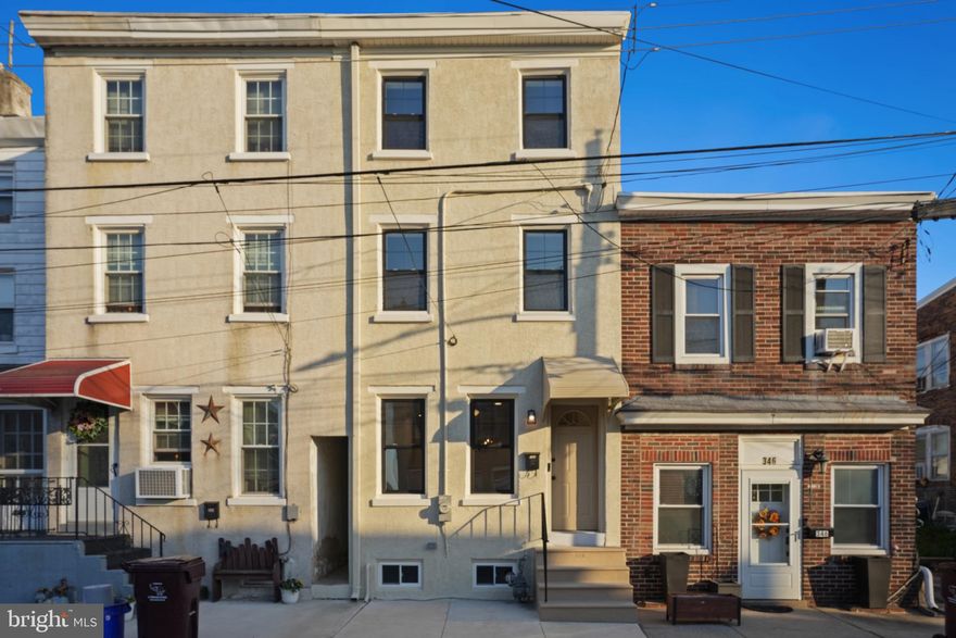 344 Grove Street is a rare find in Bridgeport — a row home renovated down to the bones with no shortcuts and no compromises. New framing, new electrical, new plumbing, new high-efficiency HVAC, and a new silicone roof system. Every system in this home is new.
The gourmet kitchen is the heart of the home — white shaker cabinets, quartz countertops, a tiled backsplash, a dedicated pantry, and a brand new GE 4-piece appliance package, all filled with natural light from a skylight overhead. Luxury vinyl plank flooring flows seamlessly through every level, and two fully tiled bathrooms bring a clean, finished look throughout.
A dedicated third floor laundry room with washer and dryer included makes everyday living effortless. The unfinished basement offers generous storage with a French drain and sump pump already in place.
Outside, the home has been freshly painted with all-new high-efficiency double-hung windows throughout. The backyard is its own retreat — a covered patio, fresh landscaping, a new 6-foot privacy fence, and an updated shed for additional storage.
Insulated party walls keep things quiet. Nothing deferred. Nothing to fix. Just move in.
If quality and attention to detail matter to you, this is the house.
Minutes to King of Prussia, KOP Town Center, 422, and I-76. Upper Merion School District. Steps from transit.
Schedule your showing today!

"Owner is a licensed PA real estate agent."