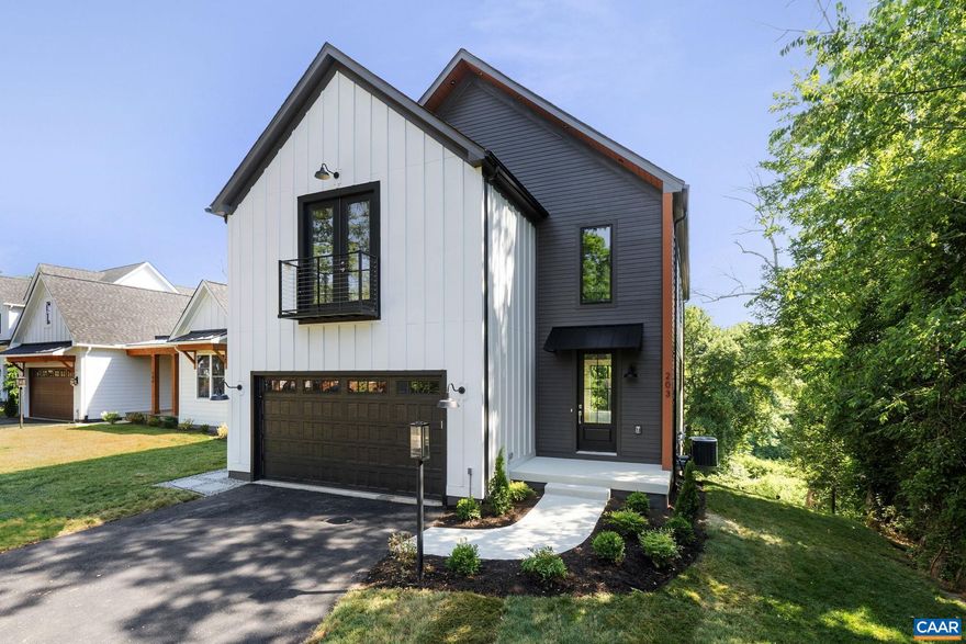 Nestled on a serene 2-acre wooded lot in the heart of Crozet, this to-be-built new home offers the perfect blend of modern comfort and timeless charm. Designed with both relaxation and everyday convenience in mind, the property features a contemporary design 4 bedrooms and 3.5 baths, second floor laundry and a 2 car garage.    Upgrades include oversized Pella Lifestyle windows, wide plank engineered hardwood floors, modern cabinetry through and much more.   The two-car garage provides ample storage and parking, while the wooded setting ensures peace and privacy just minutes from Crozet?s shops, dining, and the Blue Ridge Mountains.,Granite Counter,Maple Cabinets,Oak Cabinets,Painted Cabinets,Solid Surface Counter,Fireplace in Living Room