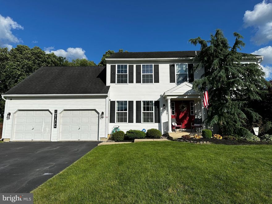 Welcome to 156 Millennium Dr. in the desirable Meadowbrook neighborhood.  This stunning four bedroom home sits on just over a half an acre and has so much to offer.  Enter into the front foyer which will lead you to the large dining area, the formal sitting room currently being used as a playroom, and into the large open concept eat-in kitchen and family room area.  The oversize family room is full of natural light and features a brick mantel wood-burning fireplace.  In the kitchen you will find plenty of storage and counter space, as well as a gas range, a newer dishwasher, a garbage disposal system, and an above the stove microwave.  Behind the kitchen you will find access to the attached two car garage, the half bath powder room, and the laundry room.  The laundry room also has a utility sink, additional storage space, and access to the backyard.  Upstairs, you will find the large master bedroom with en suite bathroom featuring a jetted soaking tub and double sink vanity.  The master suite also features a large walk-in closet with a bonus sitting area, currently being used as a home office, be sure to look up and check out the skylight in this room.  Upstairs you will also find three additional generously sized bedrooms and a large full bathroom.  The full unfinished basement has been used as a multipurpose storage/workout space but is an open canvas for your needs.  Outdoors you will find lush landscaping and tree lining along the back of the property.  Enjoy evenings out on the rear paver patio with a fire going in the built-in fire pit, overlooking the large yard.  The sellers do have chickens and a chicken coop towards the rear of the yard that they would like to remain with the home.  You will not want to wait to see everything that this gorgeous home has to offer.  Please do not approach the property without an appointment, showings begin Saturday 6/29.