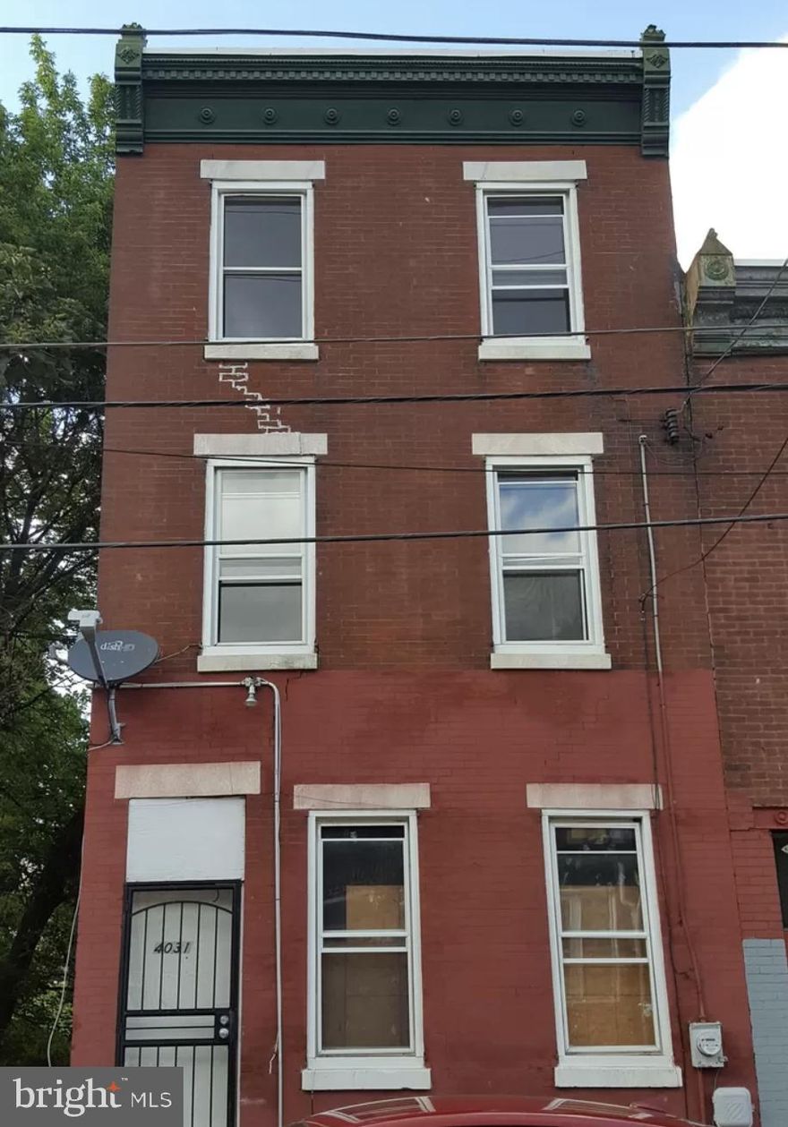 PRICE DROP!!!!! Great potential in this HUGE home, offering a large amount of living space just minutes from Fairmont Park and The Philadelphia Zoo. High ceilings and large rooms throughout. Full unfinished basement. PLEASE USE CAUTION WHILE SHOWING - Bring flashlight. This property has an enormous amount of potential.. As-Is Condition