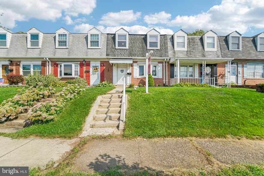 Fantastic 2 level townhome in sought after Patapsco Terrace on a quiet street!  Open concept main level with large front living room with luxury vinyl plank floors.  Kitchen features with White Shaker cabinets and extra counter space and storage.  Laundry and storage room conveniently located adjacent to kitchen.  Upper level with 3 generous bedrooms.  Rear concrete patio will fully fenced yard including separate storage shed and parking pad!  Home backs to trees/woods and is within walking distance to the Elementary School.  Close to restaurants/shops with a quick commute to 695.