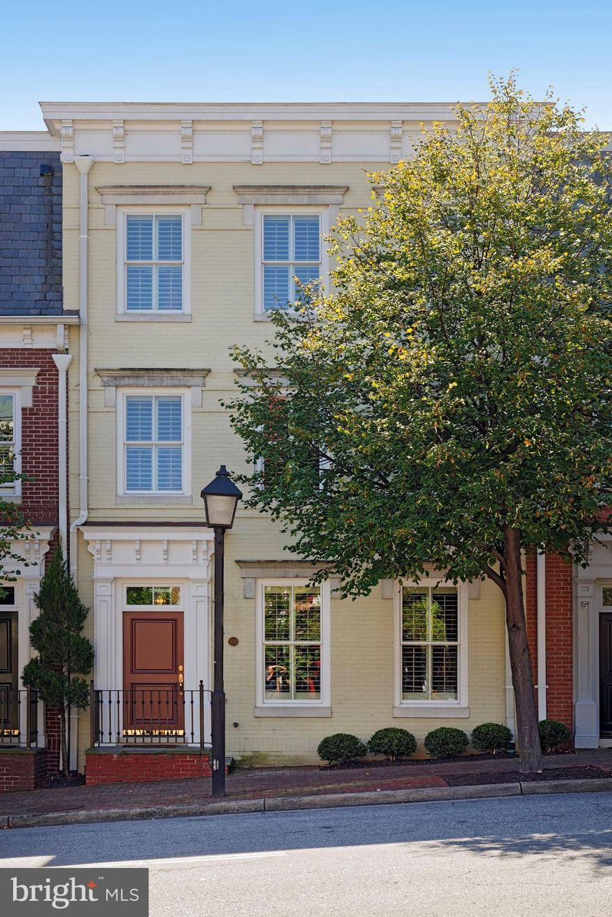 Beautiful hardwood floors, handsome formal rooms, a family room adjacent to the kitchen, large bedroom suites, each with its own luxurious bath, abundant closets, 2 fireplaces and 2-car garage are all wonderful components of this picture perfect home. Built-ins in the library, a speaker system, an exercise room and an interior elevator reaching all floors. Walk to restaurants & interesting shops.