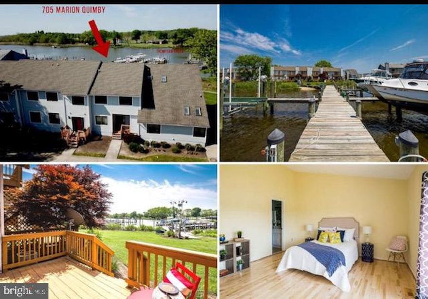 WATERFRONT 2 Bedroom, 2 1/2 Bath Townhouse in the convenient Thompson Creek Condos!  Updated throughout, and appointed beautifully on the Thompson Creek, you can soak in all the views from the first floor and master balcony.  Boat slip included!  Enjoy Island living as it's meant to be experienced.