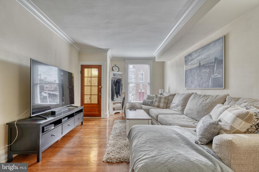 Charming 3 bed 2.5 bath home in prime Canton location!  Enjoy hardwoods throughout, sunny eat - in kitchen, two bedrooms with 2 full baths on the upper level,  lower level with family room or 3rd bedroom, recently installed flooring, custom laundry area, and half bath.   Relax in rear patio area or easily convert to a parking pad.  New roof recently installed.