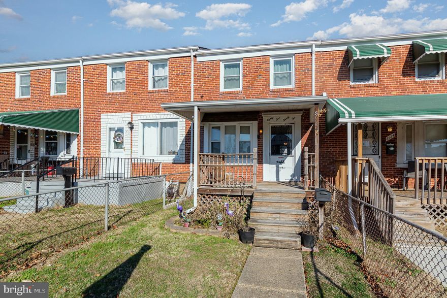 PRICE REDUCTION!!! Don't miss out on this opportunity to own in West Inverness with NO GROUND RENT!!! NEW ROOF less than 6 months old!!!! This charming brick interior unit presents a fantastic opportunity to unleash your vision. The existing layout boasts a combination of a spacious living room, a large dining area that flows seamlessly into the kitchen. Upstairs, two large bedrooms and a full bathroom, providing ample living space. The partially finished basement has lots of potential, easily transformable into a cozy family room, media haven, or additional living quarters.  On the rear of the home, you have your own parking pad! Hot Water Heater 2022. The property is sold "as-is.  Don't miss out on this exciting potential – schedule a viewing today! Home is Where Your Story Begins!