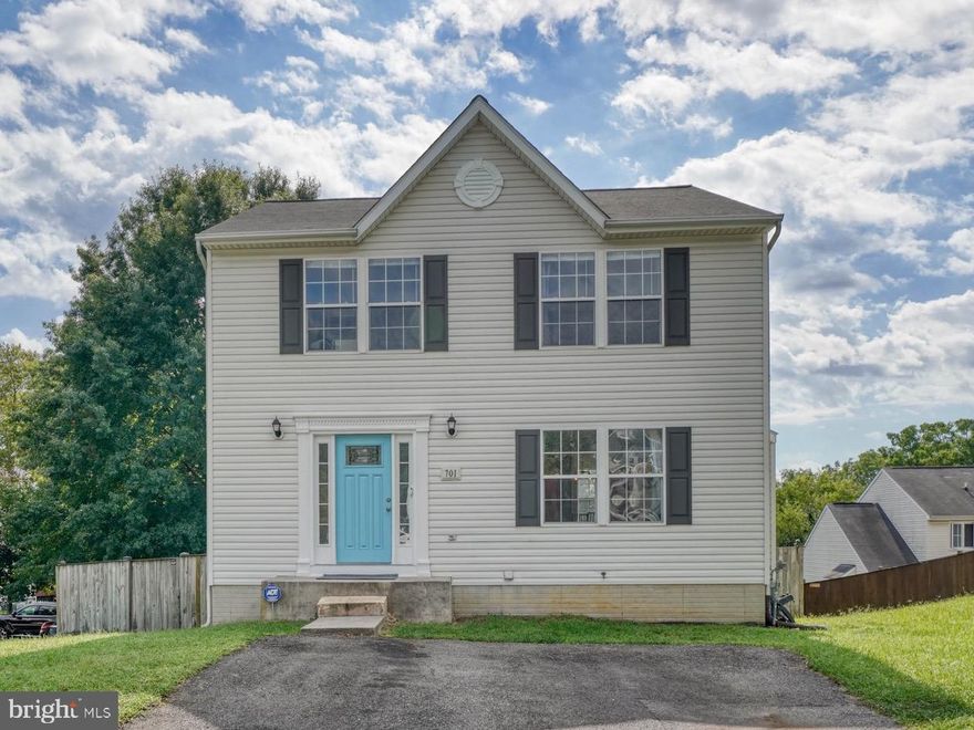 Tucked away on a quiet cul-de-sac, this nicely updated colonial features new flooring, a spacious kitchen, and a large deck leading to the fenced-in back yard. The walkout basement is fully finished with a recreation room, a full bath, storage space, and a bonus room for an office or guests. The washer and dryer are located upstairs, along with 3 bedrooms and the primary bathroom, which features a large soaking tub and updated shower. Additional updates include new roof (’21), granite kitchen counters, new door hardware, and fresh paint throughout - including the deck! Great location, convenient to community events, restaurants, and shopping as well as easy access to commuter routes 695, 70, and 40.

Sellers will need a rent back through 7/13.