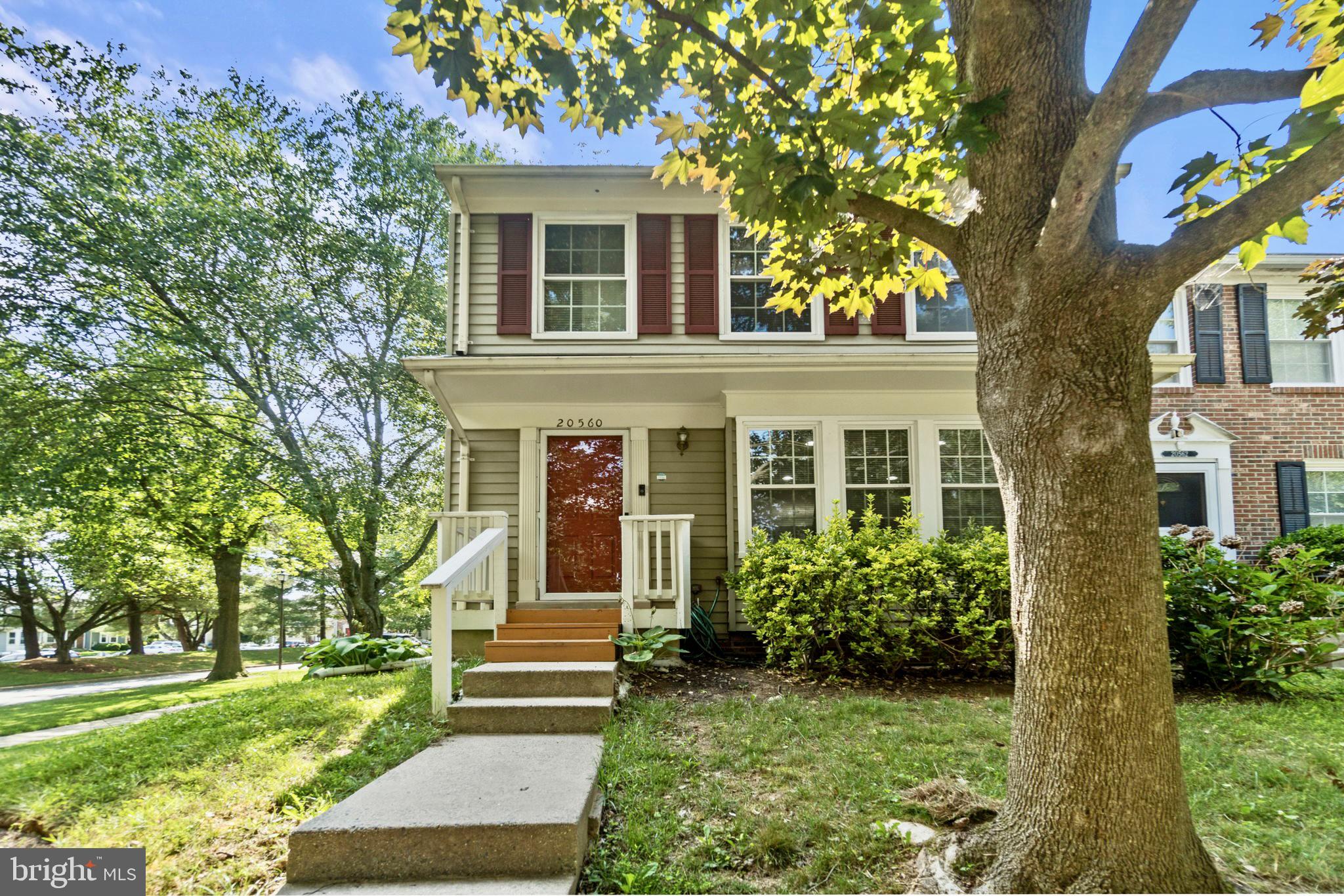 ***Options to purchase! FHA 2.3% interest rate assumable mortgage. Or Lender is offering an interest rate buy down for this home, call for more details*** Charming end unit townhome in the sought after Waters Landing community in Germantown. This beautiful with 3 bedroom/3.5 bath home offers a traditional floor plan with gleaming hardwood floors on the main and upper levels and plentiful natural light from the plentiful windows. Main level hosts an open and flexible space with shared a living and dining room. The kitchen stands out with stainless steel appliances including a new refrigerator (2022), white cabinetry and sleek granite countertops. Large deck off the main level adds to the living space and offers the perfect setting for al fresco dining, morning coffee, or simply enjoying a good book in the fresh air. Lush greenery create a serene atmosphere, making it an ideal spot to escape the hustle and bustle of everyday life. On the upper level you will find 3 bedrooms including the primary suite with one walk-in closet plus a second closet and full bathroom. The finished walkout lower level features a cozy family room with a fireplace, full bath and the laundry room. Peace of mind with home updates including a brand new roof (2023) PLUS new attic and basement insulation. Landing Waters offers amazing community amenities which include swimming pools, playgrounds and walking paths. Perfectly situated from I-270 with plentiful dining and shopping options. Nature lovers will enjoy the close proximity to Black Hill Regional Park. Don't miss the chance to make this exceptional townhome yours. With its well-appointed kitchen, hardwood floors, and modern amenities, this residence offers a lifestyle of comfort and sophistication. Schedule a viewing today and experience the unparalleled charm of this 3 bedroom/3.5 bath townhome for yourself!