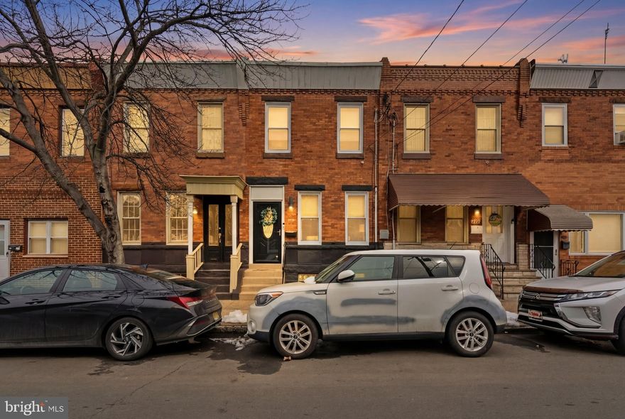 Stunning Fully Renovated Brick Townhome in the Heart of Port Richmond! Welcome to 2427 Clearfield Street — a beautifully renovated 3-bedroom, 2-bathroom brick townhome offering 1,254 sqft of stylish, move-in-ready living in one of Philadelphia's most exciting neighborhoods. Port Richmond's food scene is right at your doorstep — grab tacos at Nemi Mexican, a fresh-baked pastry at Her Daughters Café, legendary pizza from Tacconelli's, or craft drinks at Gaul & Co. Malt House, all just minutes from your front door. Inside, you'll find gorgeous hardwood flooring throughout, high ceilings, and tons of natural light pouring through Energy Star-certified windows. The open-concept main level flows effortlessly from a spacious living room into a sleek gourmet kitchen featuring quartz countertops, stainless steel appliances, gas range, built-in microwave, dishwasher, crisp white cabinetry, and a glass tile backsplash — all anchored by a dining area perfect for hosting. Step out back to your private enclosed outdoor space — ideal for grilling, morning coffee, or planting a container garden. Downstairs, a fully finished basement opens up endless possibilities: home office, media room, playroom, gym — you name it. Upstairs, three generously sized bedrooms await, along with a full bathroom featuring a soaking tub/shower combo. Additional highlights include central A/C and ductwork, updated electrical, a renovated main-level full bath, in-unit laundry area, on-street parking, and charming views of the nearby clock tower. This is Port Richmond living at its finest — walkable, vibrant, and full of character. Don't miss it, schedule your showing today!