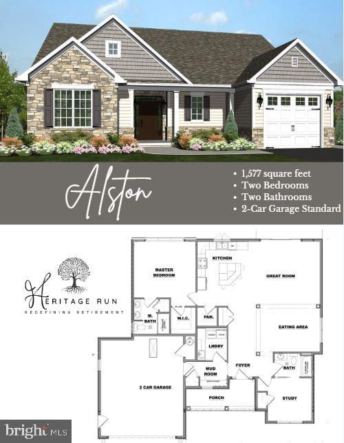 ***TO BE BUILT*** Alston Model- 2 bedrooms, 2 bathrooms, 2 car garage. We have several models ranging from 1,035 sq ft with a 2 car garage up to 1,689 sq ft with a 2 car garage.
HOME TO BE BUILT - Woodland Contractors custom built homes - Choose or customize one of our many floor plans. Photo is a representation of the Windsor model. No accessed value at this time.
There is not a premium or upgrade fee for any lot in our community. Some lots will not allow for a larger blueprint. The list price is the base home price only.
Current model home is located at 108 Allwein Dr - open Saturdays 11-1pm or by appointment
