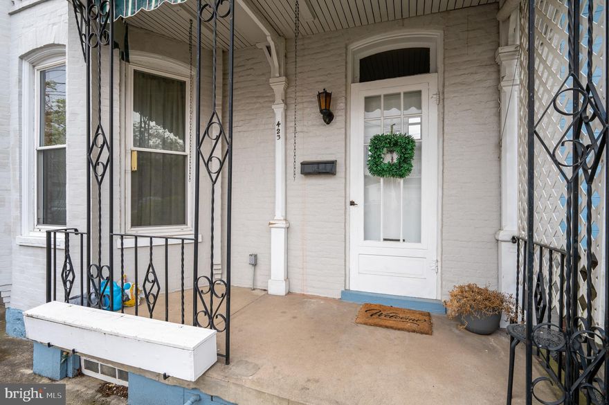 Affordable, clean and ready to move in! This lovely home is in a great location in downtown Martinsburg. Walkable to restaurants, shopping, train station, and all the fantastic events that Main Street Martinsburg hosts: live music & food truck events. Its even right on the Apple Harvest Parade route. The gleaming hardwood floors, trim, staircase is sure to impress. Main floor large living room with large windows opens to dining area. Kitchen, full bathroom and laundry are also on main floor. Upstairs is a large bedroom with huge closets. Full bathroom and two additional bedrooms. Need storage...the basement is huge and walks out to backyard. Very economical natural gas heating. Even has a great backyard for you to enjoy this summer!