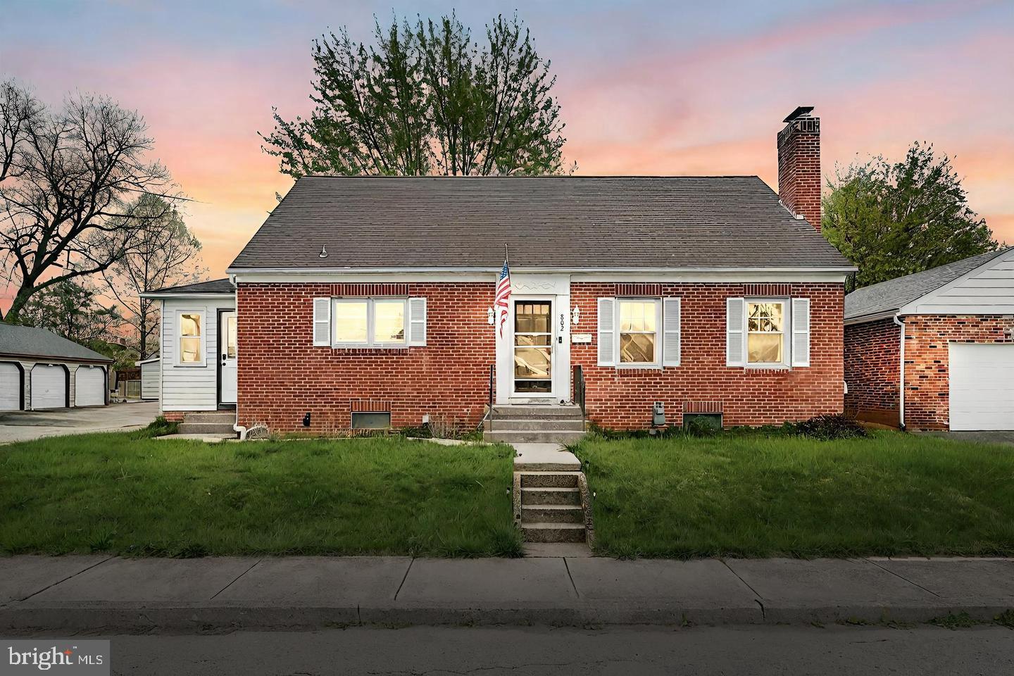 This charming and spacious brick Cape cod offers timeless appeal with room to grow in a quiet neighborhood! This home features more than 4 bedrooms and is perfect for larger households or flexible home office needs! Main floor has 3 bedrooms and a full bath while there are 4 more bedrooms upstairs. As you make your way thru the kitchen where you will find granite countertops, step out back to a covered concrete patio and a nice flat yard! Get ready to tour this home, it may not last long !!