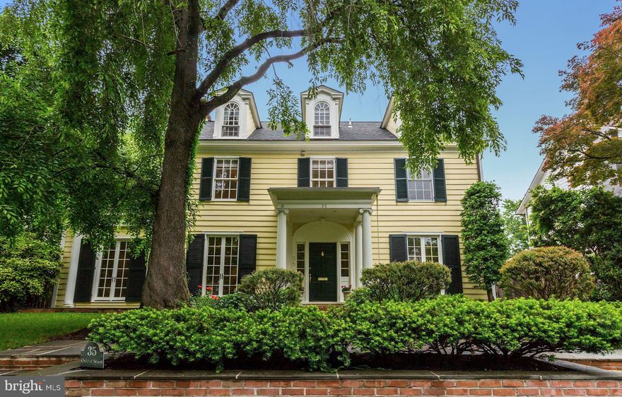 Exquisite Colonial with 6 Bedrooms & 7 1/2 Baths!  Grand foyer, Elegant Living room w/FP, Huge Dining room w/ gas FP, Family room, Library with custom built-ins, Renovated Kitchen with casual dining area, flagstone terrace, terrific garden, separate Studio in back of property. MB w/FP, 2 walk in closets & 2 baths, 2 Bedrooms w/en-suite baths, 3 additional bedrooms,3 Baths,Game Rm, ample storage!