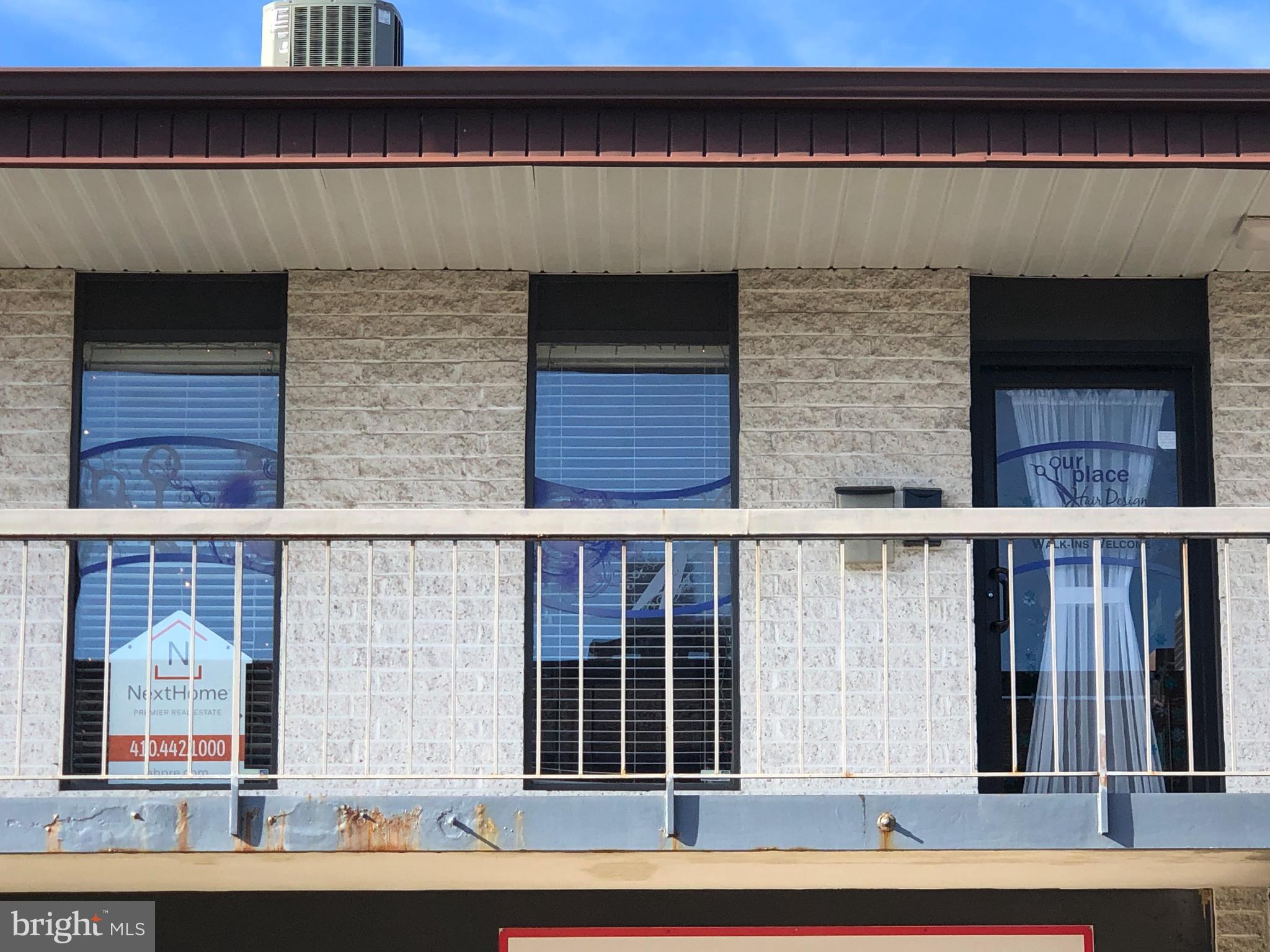 Great commercial condo in busy and convenient Ellicott City location. 850 square feet with one bathroom. Plenty of parking in front of unit. The unit is currently leased and will be sold as an investment property. Condo fee is $173.33 per month.