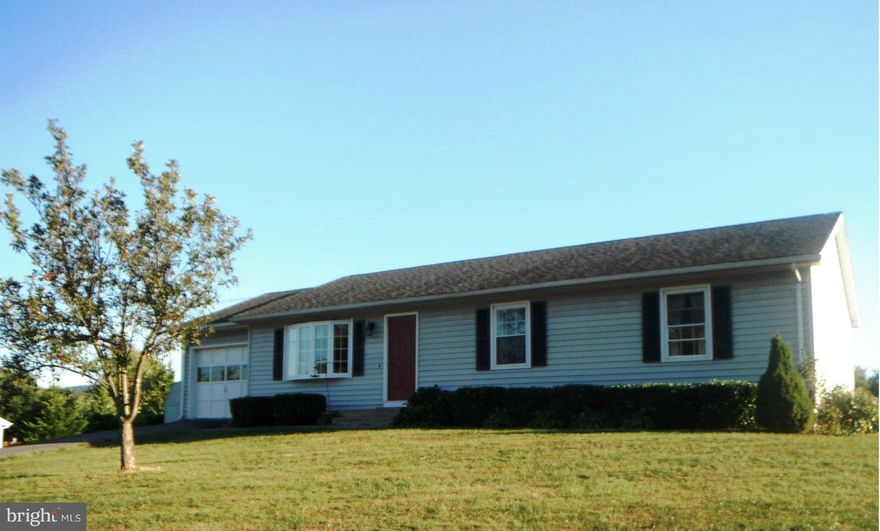 Great rancher with spacious rooms set on 1.74 level acres. Mountain views, country living - yet close to schools and amenities. Well maintained home with newer roof, laminate floors and large deck to view spacious yard.  All appliances including washer & dryer convey. All you need are your furnishings to move right in. Finished garage, shed & paved driveway complete the package!  View docs info