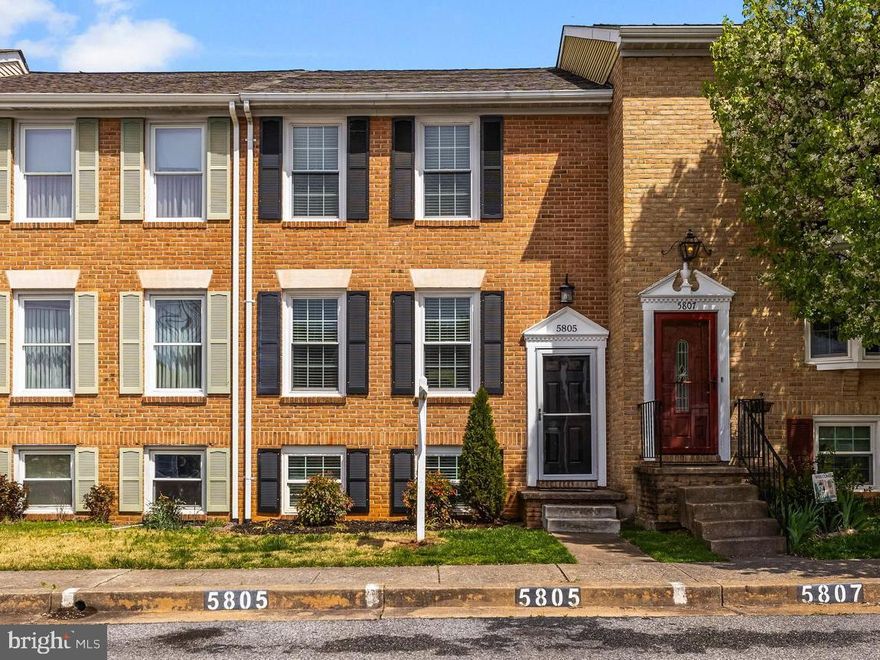 Welcome to 5805 Richardson Mews Square - This fully updated, move-in-ready townhome features 3 bedrooms, 3 full bathrooms, and 2 dedicated parking spaces.  As you enter the home, you will realize right away that no inch of the home was left untouched, and no expense was spared to modernize this home to today’s standards.  The main level offers an open concept with a spacious living room and dining room highlighted by recently refinished hardwood floors.  The large chef’s kitchen features beautiful dark wood cabinetry, granite counters, a tiled backsplash, stainless steel appliances, and an island with room for 2 stools.  From the kitchen, sliding glass doors allow easy access to the fenced private yard.  The paved patio provides lots of opportunities for entertaining friends and family while you enjoy summer days grilling out.  Upstairs, you will discover 3 bedrooms and 2 full bathrooms.  The primary bedroom suite includes an attached private bathroom with a large walk-in shower.  Two additional bedrooms and another full bath with upgraded tile complete the upper level.  The lower level is fully finished and is home to an oversized bonus room that can be used as a playroom, home office, home theater, gym, or additional guest space.  Additional storage space and the laundry are alongside a recently added full bathroom.   2 reserved parking spaces are located in front of the home.  The HOA covers lawn maintenance and water.  The Richards Mews community is adjacent to the new Relay Elementary School and allows for easy access to I-95 and the Halethorpe MARC station.  Don't miss out on this incredible opportunity - schedule a showing today as this property won't last long!