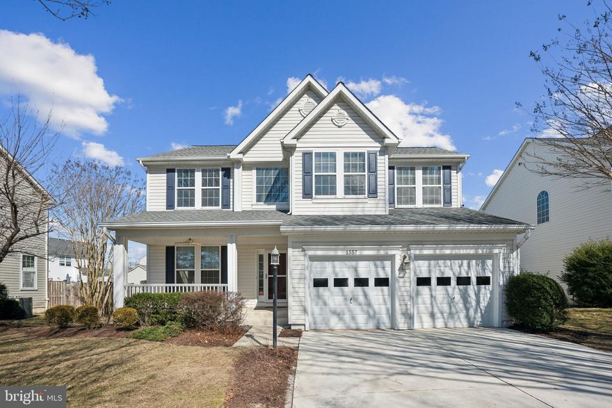 AMAZING OPPORTUNITY in the highly sought after community of CHAPMAN FARM.  ORIGINAL OWNER. FRESHLY PAINTED THROUGHOUT. As you enter the home, the cathedral ceiling in the foyer and the living room, as well as the stairway, provide an instant open feeling. The formal dining room is connected to the living room and flows into the kitchen. Also on the main level is the great room directly off the kitchen. The great room offers a gas fireplace for those cooler evenings. Through the patio door off the kitchen is the THREE SEASON’S ROOM overlooking the rear yard. There are doors on each side of the sunroom that lead down to a stamped concrete patio area. A perfect spot for the grill and those upcoming summer barbeques! The main level also features a large laundry room and direct access to the 2 car garage.  On the upper level is the primary bedroom ensuite with walk in closet. The primary bathroom features a walk in shower as well as a soaking tub. There are three additional bedrooms and full bathroom on the upper level. The unfinished lower level with 3-piece rough in provides a spacious storage area with a wide walk up areaway to the backyard. The level backyard is completely fenced in. Located in the heart of Crofton, this home is situated to major commuter routes, including Route 3, I-97, and Route 50, with easy access to Annapolis, Baltimore, Washington, D.C., Ft. Meade and NSA. Waugh Chapel Towne Centre is also located nearby offering restaurants, shopping, and movie theatre. Schedule your private tour TODAY!