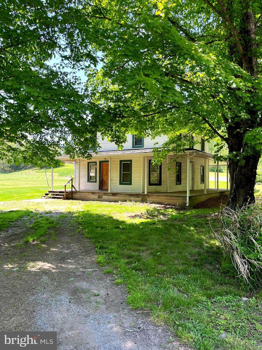 Untapped Potential.  Bring your own vision and style to restore and customize this 1915 Farmhouse.  The home has 1953 finished square feet.   Create your own Timeless Beauty that only an old farmhouse can offer.  There are numerous ways to transform this property.  Abundance of Natural Beauty surrounding this home with its views of beautiful lawn space and nearby mountains.  A short distance from the National Forest and Bryce Resort.  Plenty of outdoor activities minutes away.  There are unlimited possibilities this farmhouse holds for renovation.  Enjoy Bryce Resort and Play golf on the 18-hole PGA championship course with its tree-lined fairways and views of Stoney Creek.  Mountain bike on the eight left-accessed trails uniquely custom built.  Swim in the pools or enjoy Lake Laura where private electric motors are allowed.  Enjoy the many family activities on the festival grounds where 4th of July and October Fest come alive.  Enjoy Dinner on the Mountain-Top or dine in several on-site restaurants.  There is even an airstrip if you care to fly into the Resort which is 115 miles from the Nation’s Capital, Washington, DC.