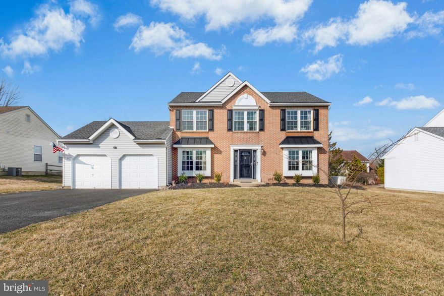 Welcome to this beautifully updated brick-front colonial, offering the perfect combination of classic elegance and modern comfort. Located in the highly rated Central Bucks School District and just minutes from the charming towns of New Hope and Doylestown, this home also provides an easy commute to Philadelphia and the business centers of New Jersey. Step inside to discover formal living and dining rooms, ideal for entertaining. The updated kitchen features shaker cabinets, a spacious center island, quartz countertops, and a large pantry that opens to the inviting family room, complete with a cozy wood-burning fireplace. Recessed lighting and updated flooring throughout add warmth and sophistication. The main level also boasts a convenient laundry room, a spacious mudroom with a second refrigerator, and a dedicated home office — perfect for remote work or study. Upstairs, the luxurious primary suite offers a peaceful retreat with a cathedral ceiling, a large walk-in closet, and a remodeled en-suite bathroom. Three additional bedrooms share a stylishly updated hall bathroom. New carpet enhances the comfort and beauty of the upper level. The finished basement provides flexible space for recreation, a media room, or additional storage. Step outside to the relaxing deck, an ideal spot to enjoy the serene surroundings. Additional highlights include efficient natural gas heat, ceiling fans, a whole-house Generac generator, replacement windows and a newer roof, ensuring peace of mind year-round. With its unbeatable location, thoughtful updates, and timeless appeal, this exceptional home is ready to welcome its next owners. Schedule your private showing today!