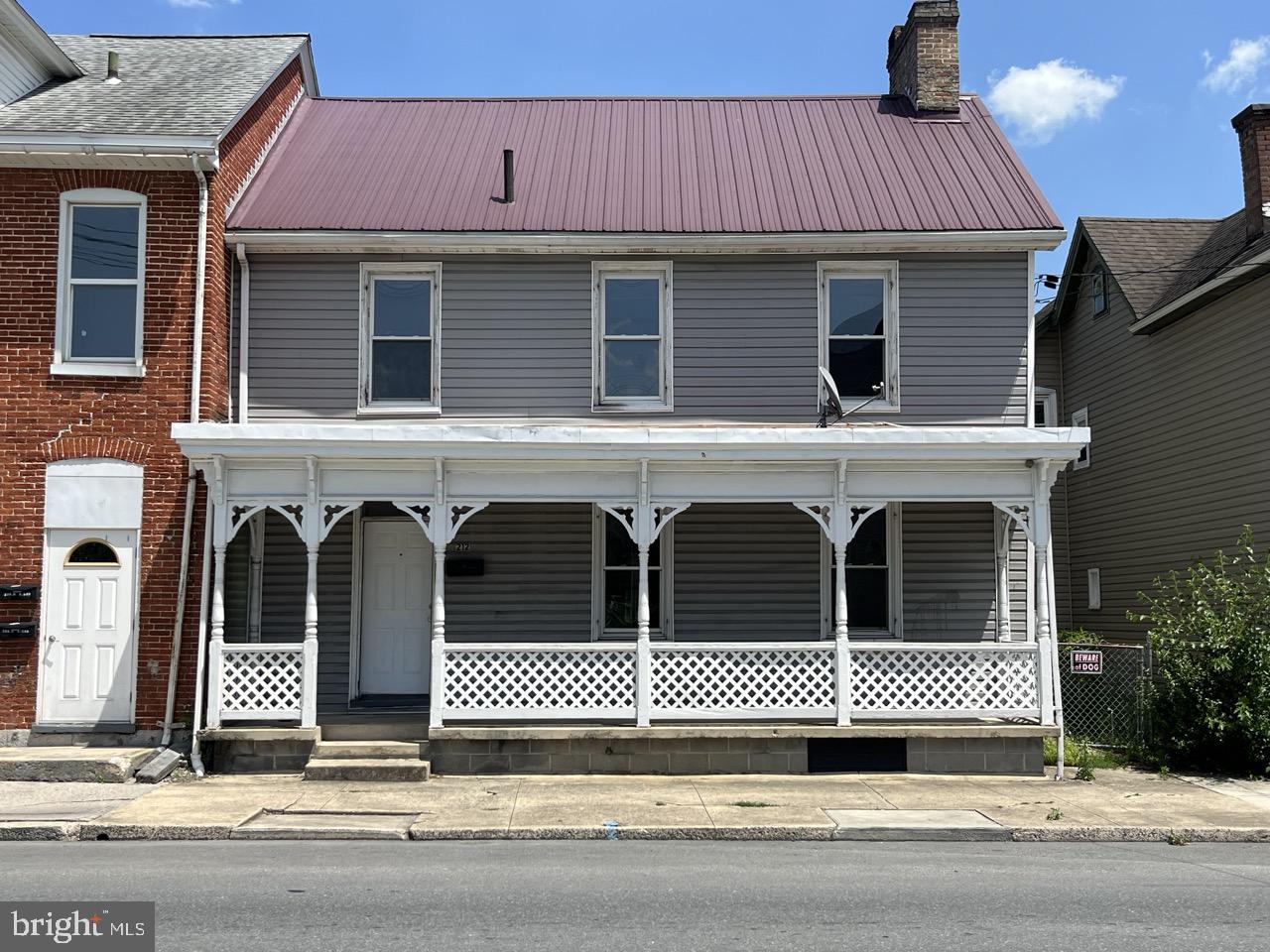 Affordable home in the borough of Chambersburg with a metal roof! Property needs some work, but is overall in great condition. Replacement windows throughout with a newer furnace!