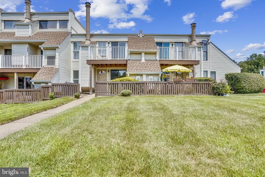 An amazing two level modern condo with nobody on top or below.   Enjoy a barbeque on your own private patio.  This home has recently been renovated from top to bottom with high-end items with true workmanship quality.  The top of the line vinyl flooring is water proof and maintenance free.   The kitchen includes white cabinetry and  quartz countertops.  Brand new air handler installed that provides optimum usage and efficiency for cooling and heating.  The upstairs has two light filled bedrooms with a luxury master bath.    Enjoy coffee in the morning on the balcony of one of the bedrooms.   The location is just perfect.  Near 28, Dulles Airport, Rt 7 and shopping centers.  Enjoy the amenities such as a swimming pool, tot lots, and club house.   The low condo fees includes water.   This is truly a must see!  Please wear a mask when visiting.